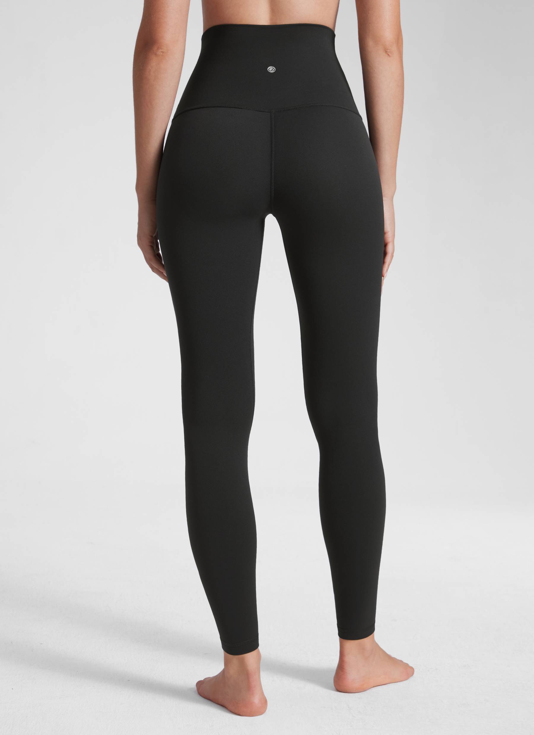 CRZ YOGA Damen Butterluxe Yoga Leggings Super High Waist - 71cm Schwarz