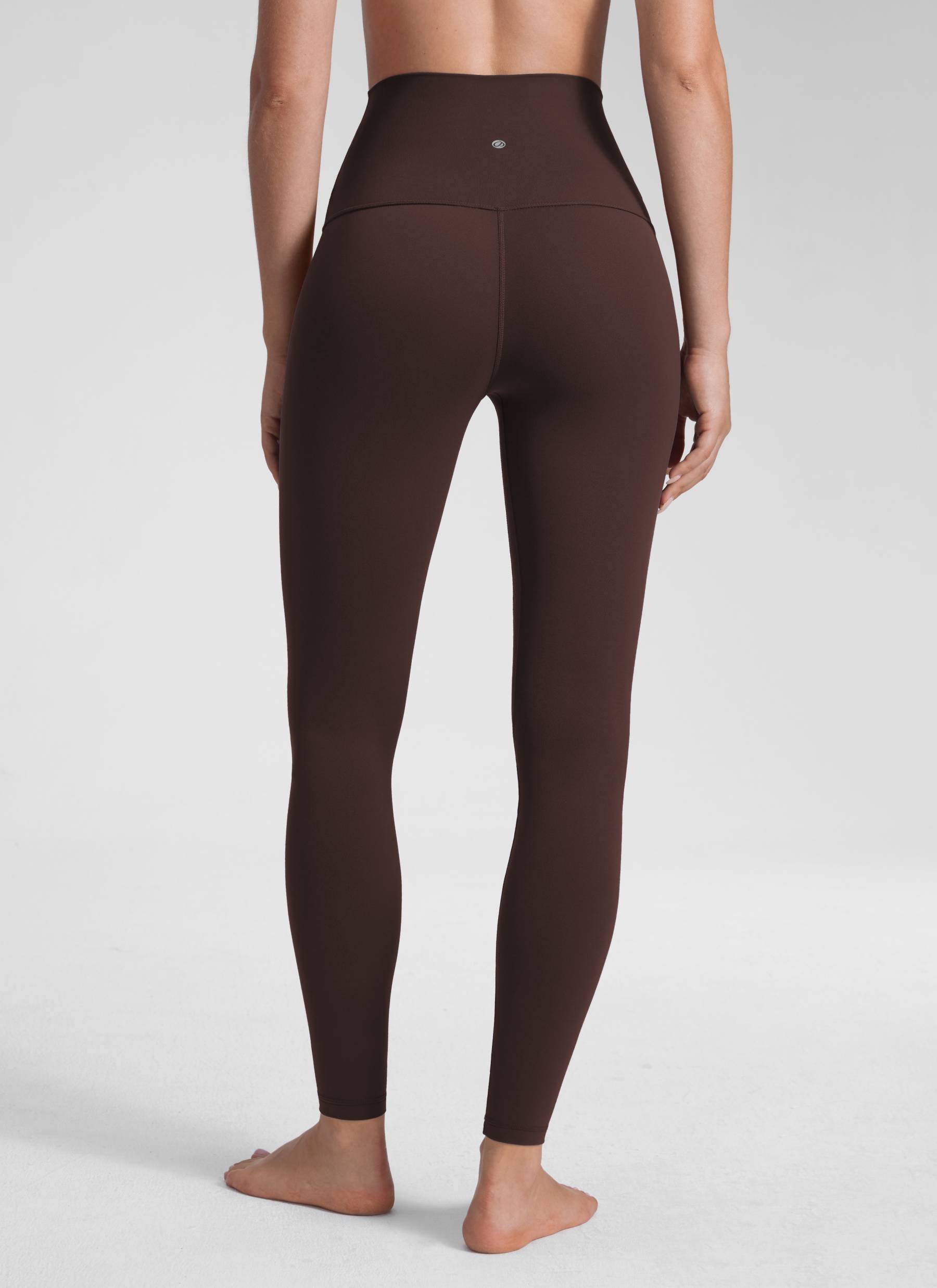 CRZ YOGA Damen Butterluxe Yoga Leggings Super High Waist - 71cm Heißes Fudge-Brown