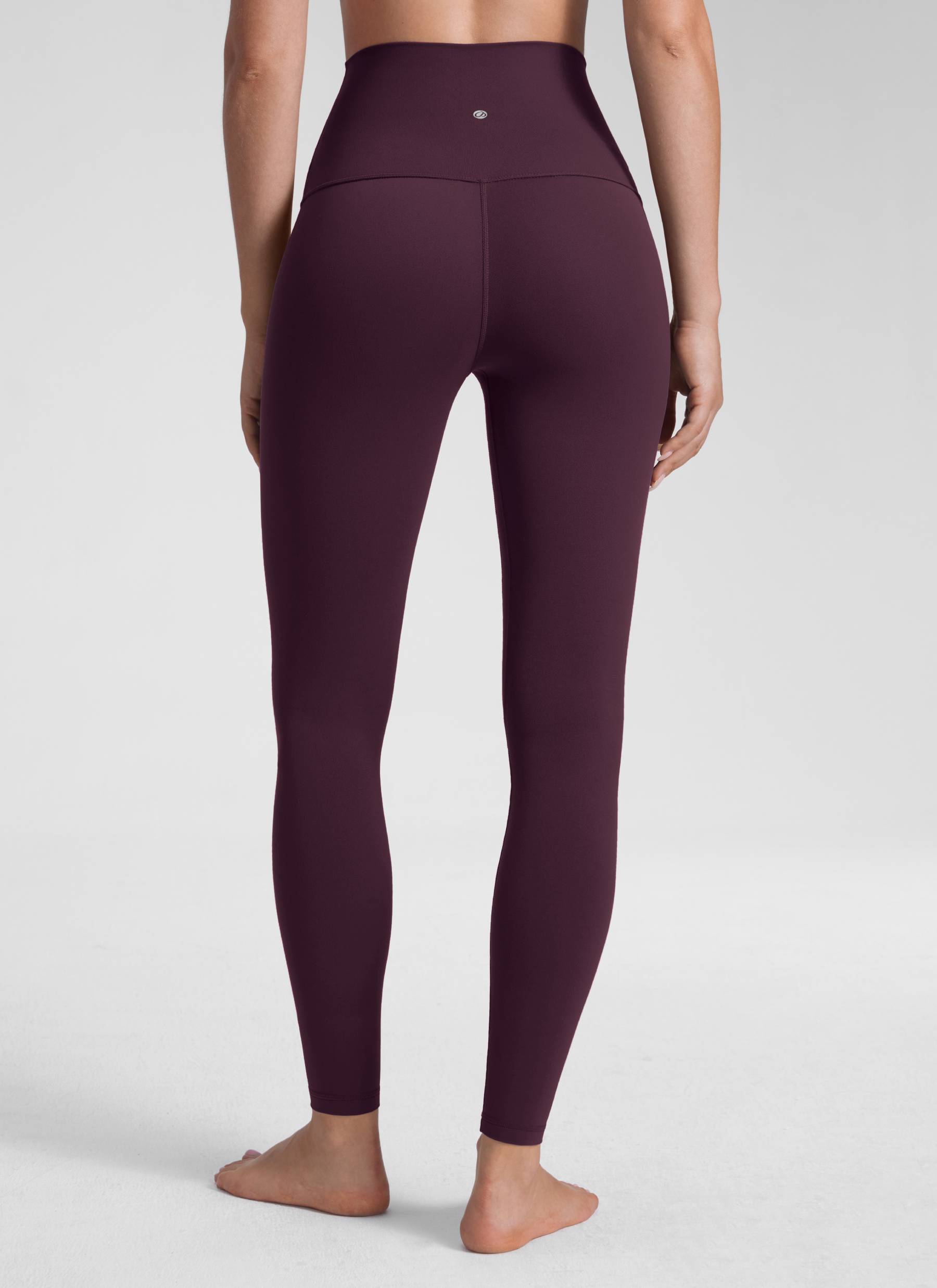 CRZ YOGA Damen Butterluxe Yoga Leggings Super High Waist - 71cm Dunkellila