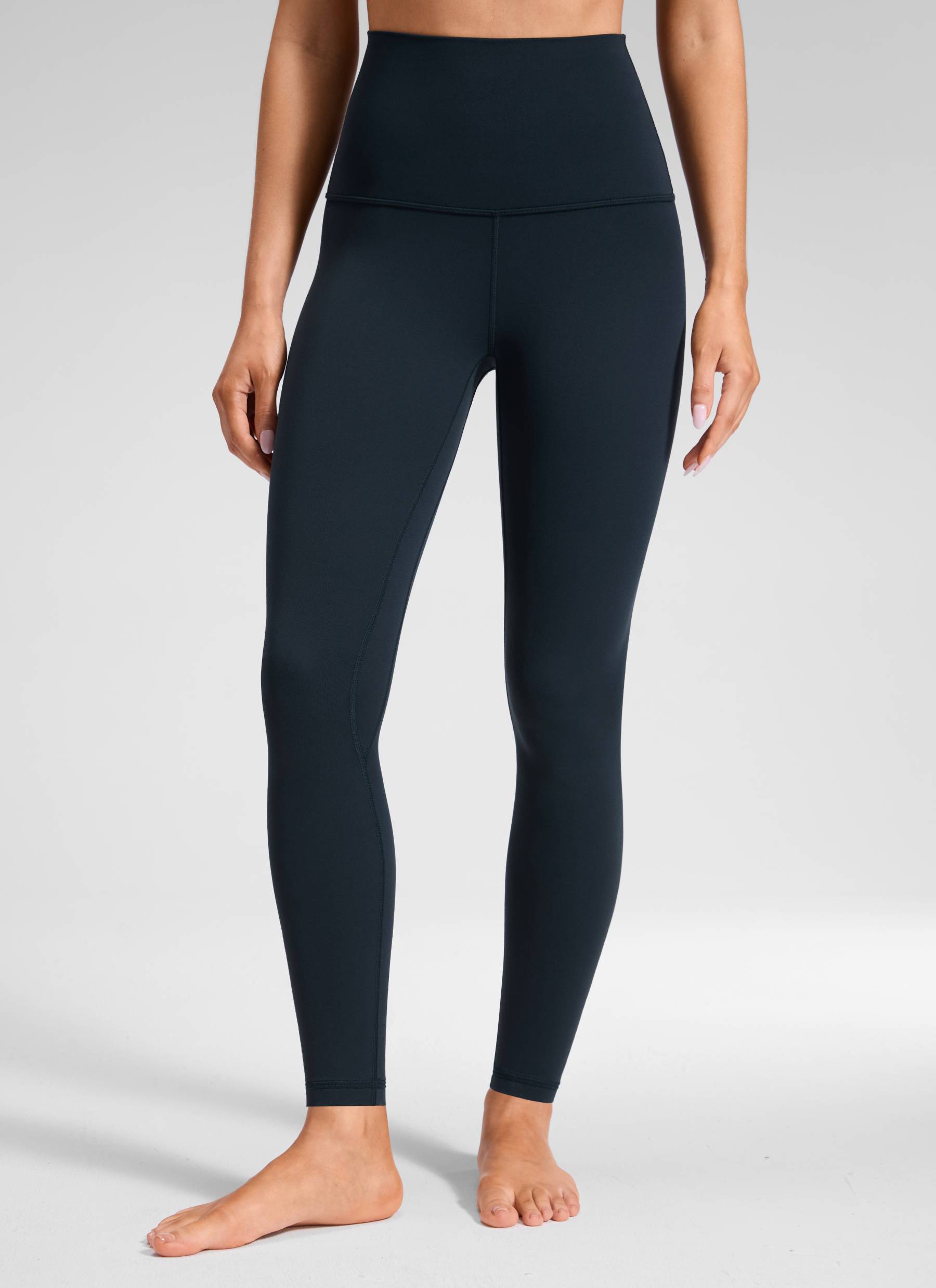 CRZ YOGA Damen Butterluxe Yoga Leggings Super High Waist - 71cm Echte Marine