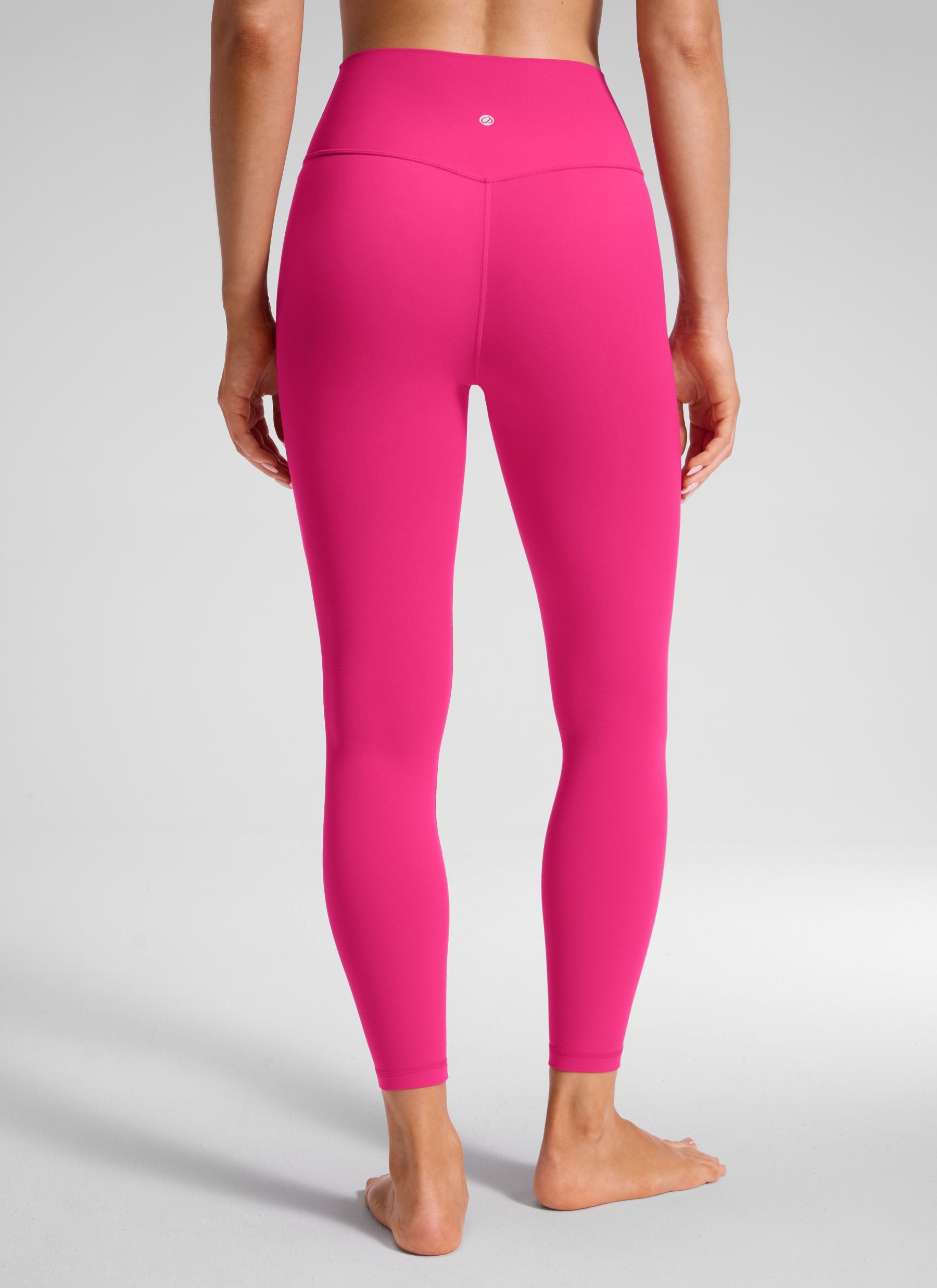 CRZ YOGA Damen Butterluxe V Cross High Waisted Leggings - 64 cm Granita Pink
