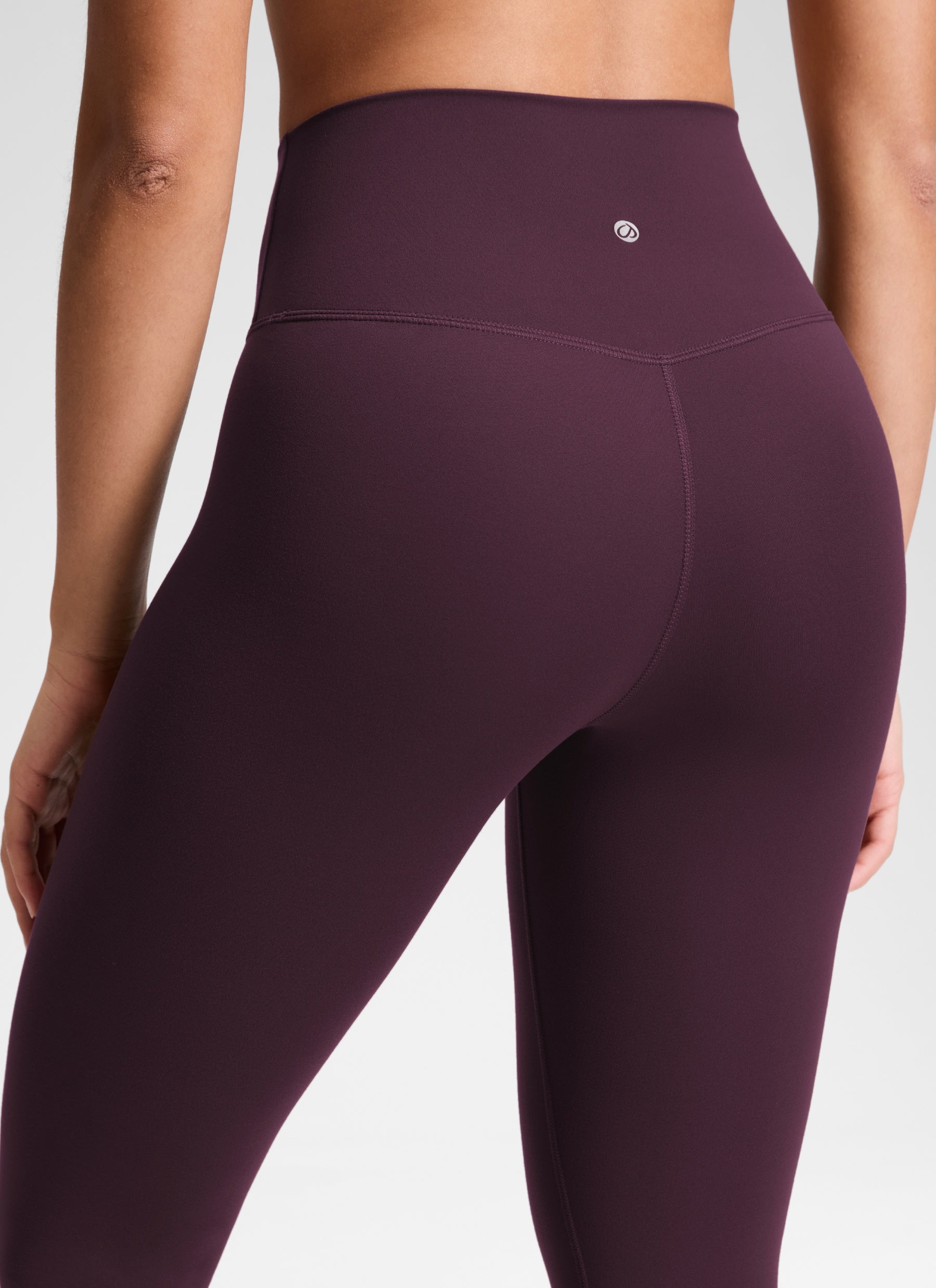 CRZ YOGA Damen Butterluxe V Cross High Waisted Leggings - 71 cm Dunkellila