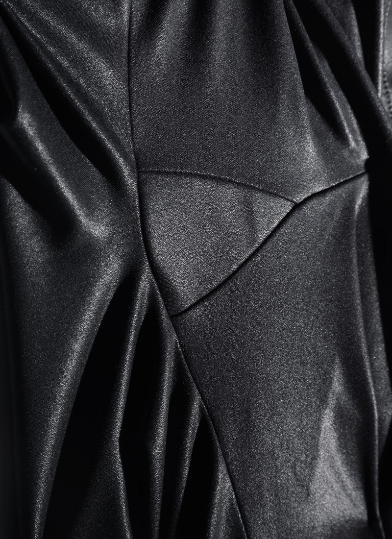 CRZ YOGA Damen Butterluxe Faux Leder Leggings - 67,3cm Schwarzes klassisches Leder
