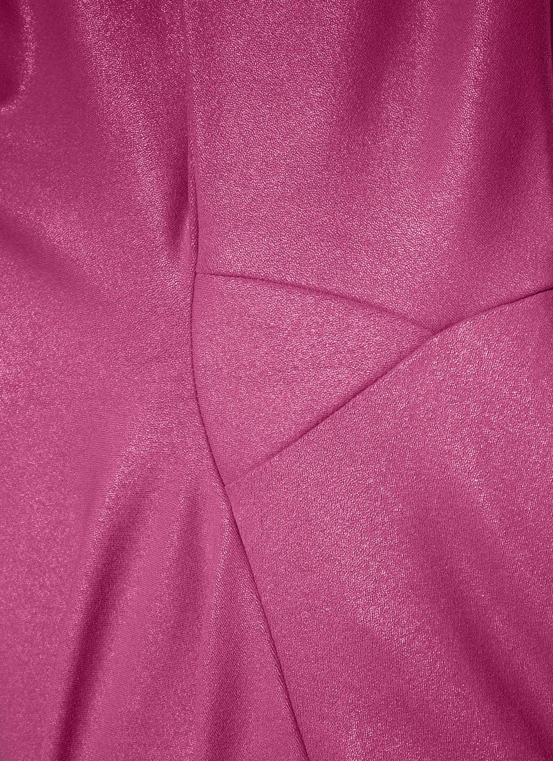 CRZ YOGA Damen Butterluxe Faux Leder Leggings - 67,3cm Klassisches Magenta-Lila-Muster