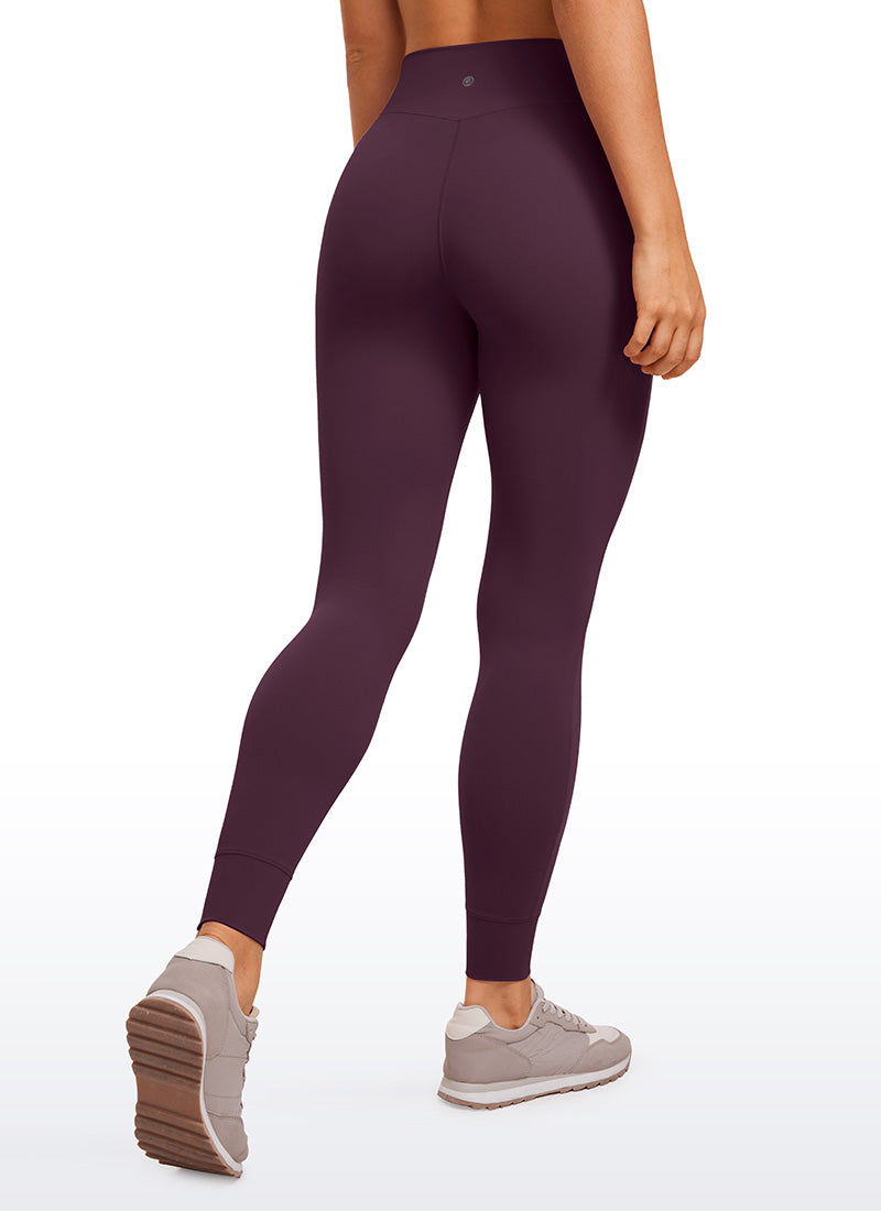 CRZ YOGA Damen Butterluxe Sport Sporthose mit Taschen - 69cm Dunkellila