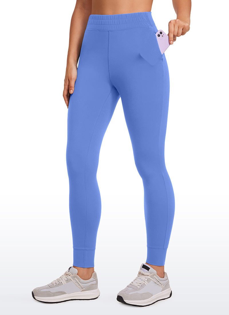 CRZ YOGA Damen Butterluxe Sport Sporthose mit Taschen - 69cm Wildes Indigo