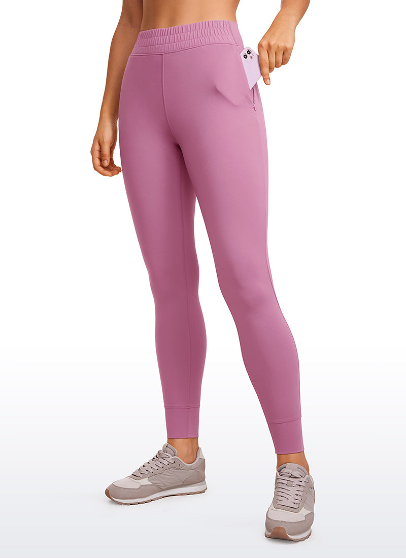 CRZ YOGA Damen Butterluxe Sport Sporthose mit Taschen - 69cm Samtstaub