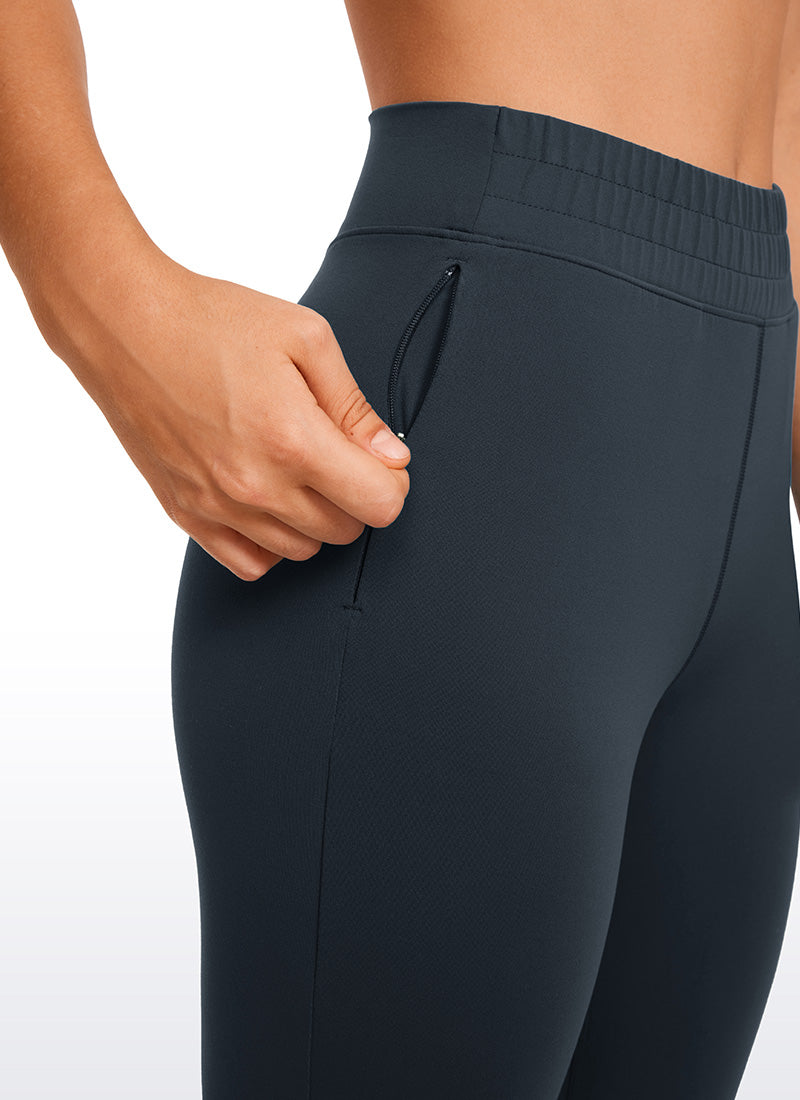 CRZ YOGA Damen Butterluxe Sport Sporthose mit Taschen - 69cm Echte Marine