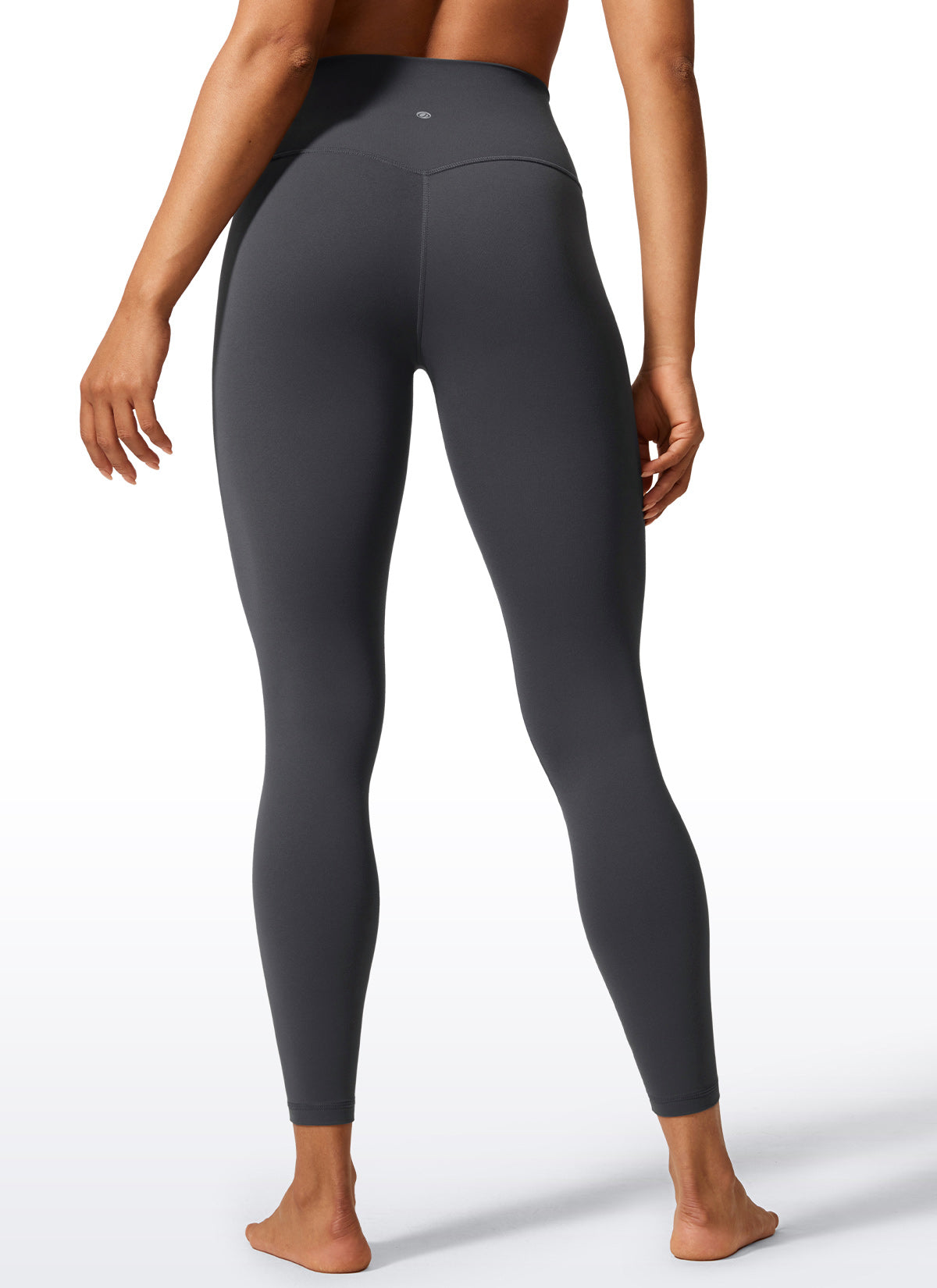 CRZ YOGA Damen Butterlift High Waist Workout Leggings - 64cm Mysteriöses Grau @model_info:A