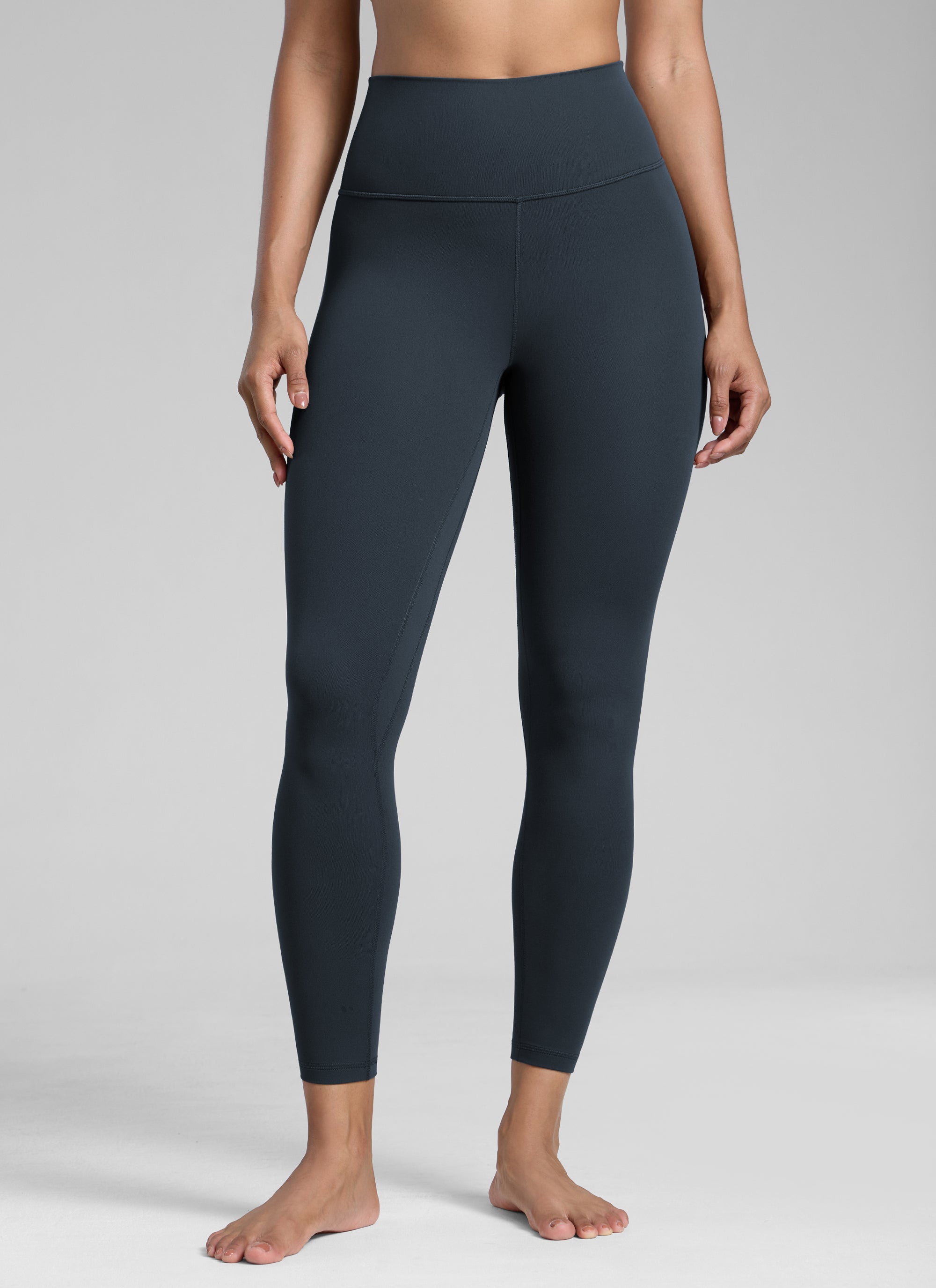 CRZ YOGA Damen Butterlift High Waist Workout Leggings - 64cm Echte Marine