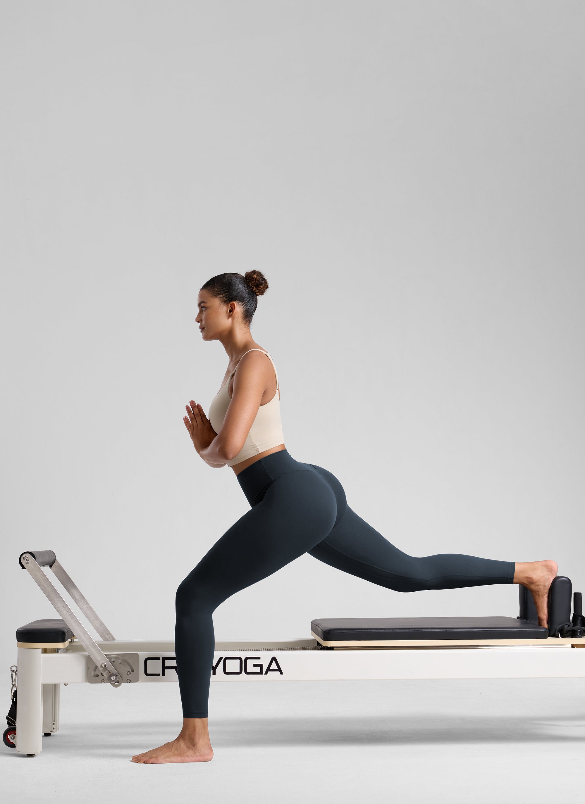 CRZ YOGA Damen Butterlift High Waist Workout Leggings - 64cm Echte Marine