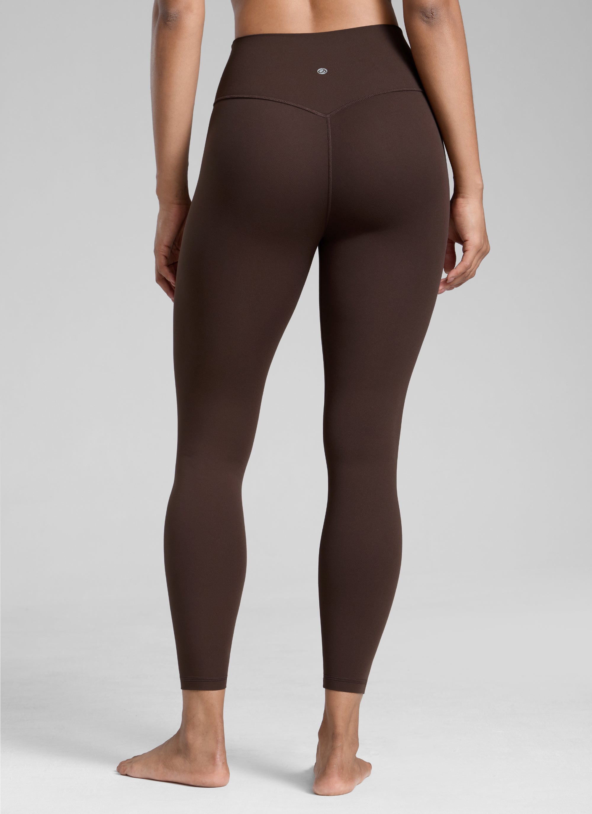 CRZ YOGA Damen Butterlift High Waist Workout Leggings - 64cm Heißes Fudge-Brown