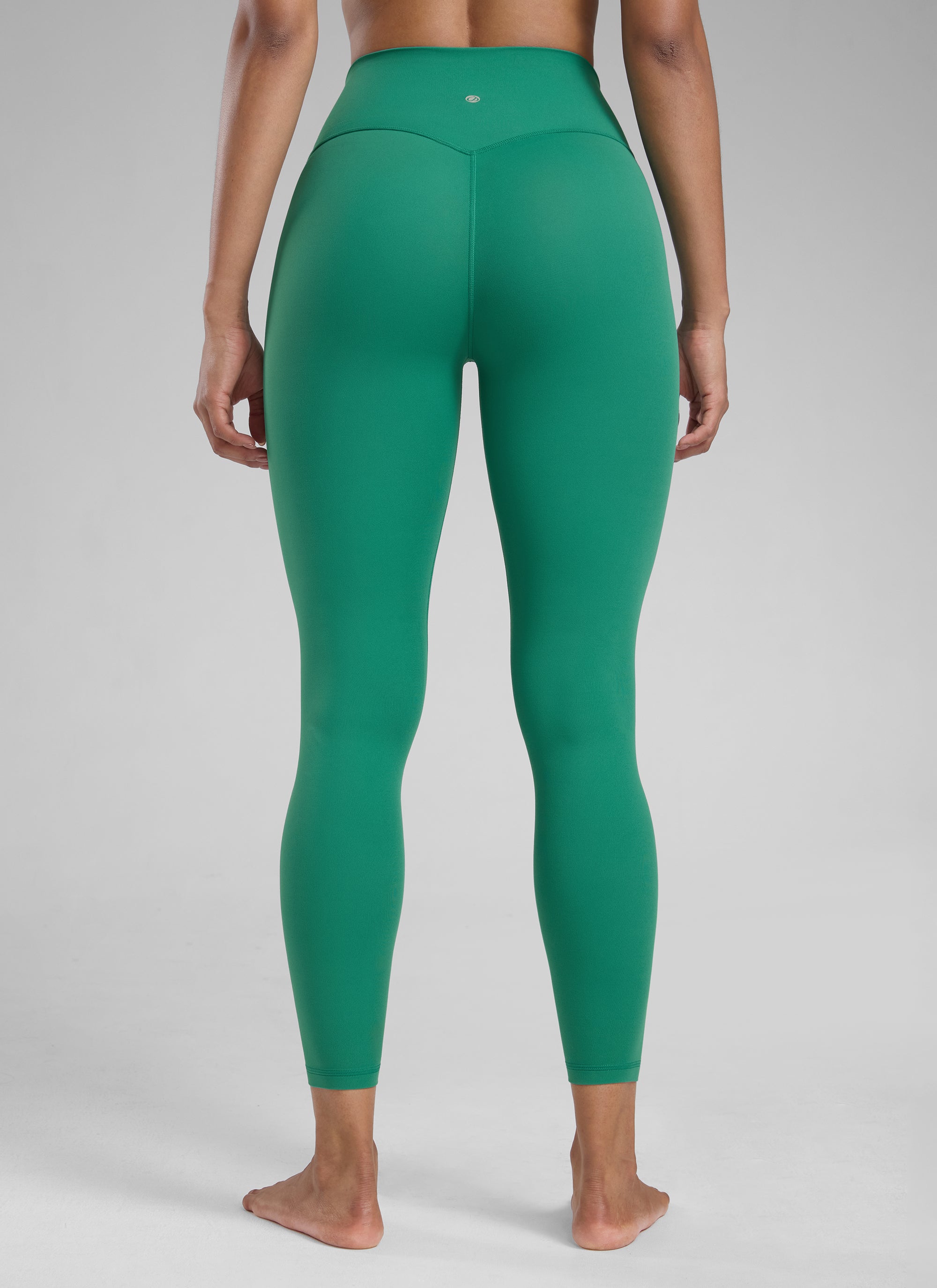 CRZ YOGA Damen Butterlift High Waist Workout Leggings - 64cm Cascadia Grün