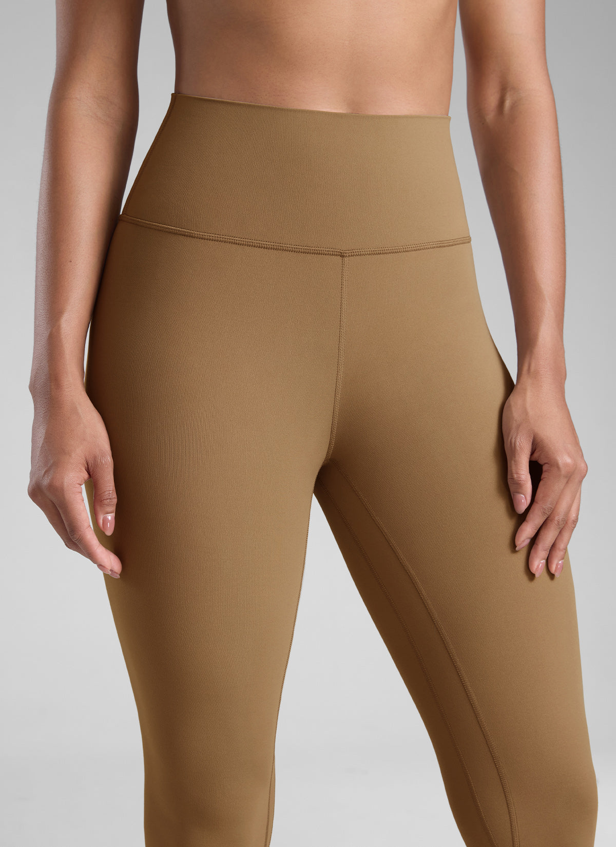 CRZ YOGA Damen Butterlift High Waist Workout Leggings - 64cm Piment