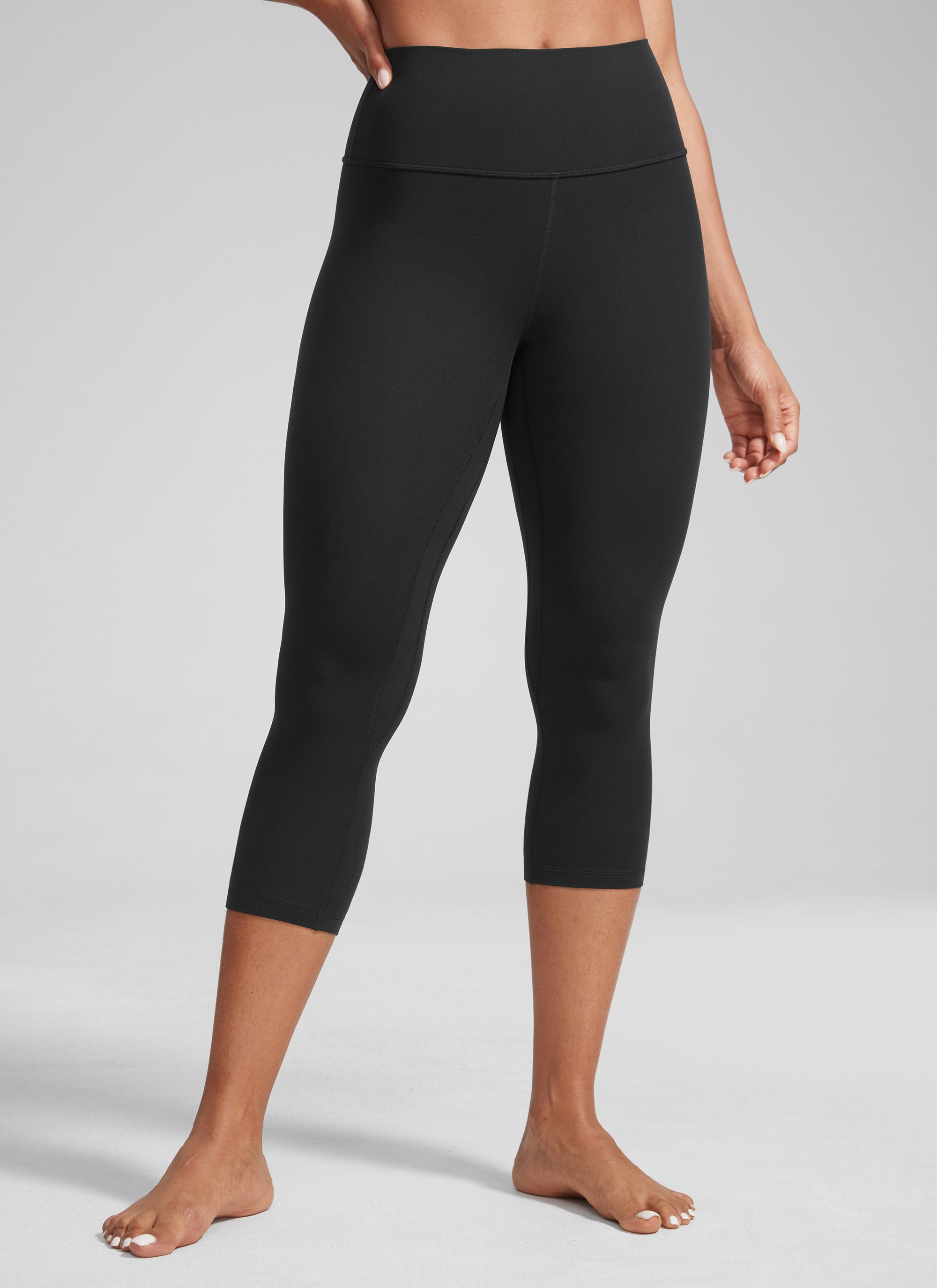 CRZ YOGA Damen Butterlift High Waist Workout Leggings - 53cm Schwarz