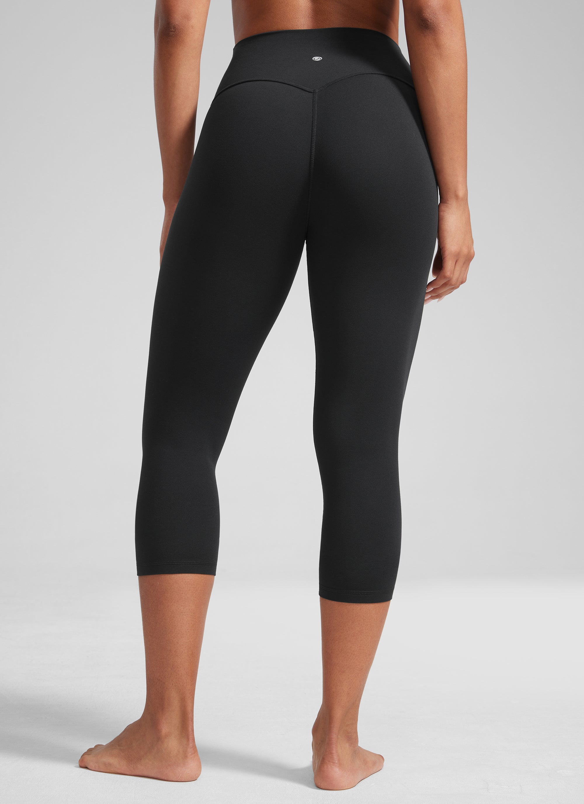 CRZ YOGA Damen Butterlift High Waist Workout Leggings - 53cm Schwarz