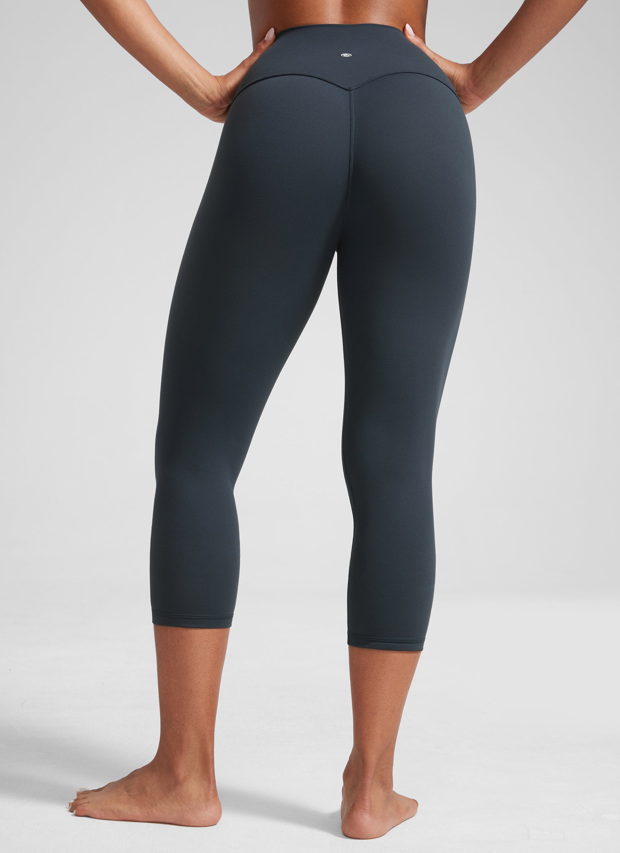 CRZ YOGA Damen Butterlift High Waist Workout Leggings - 53cm Echte Marine