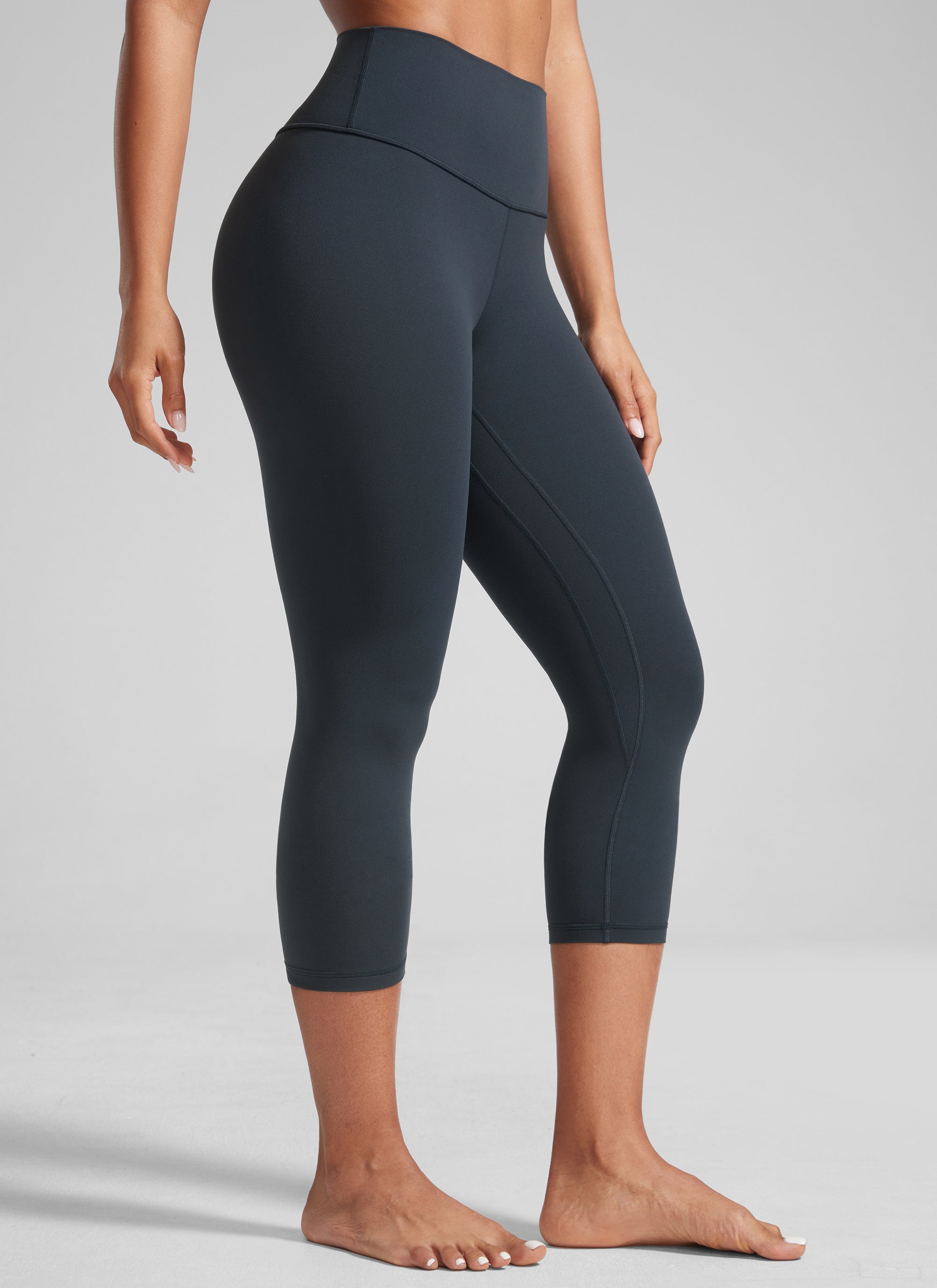 CRZ YOGA Damen Butterlift High Waist Workout Leggings - 53cm Echte Marine