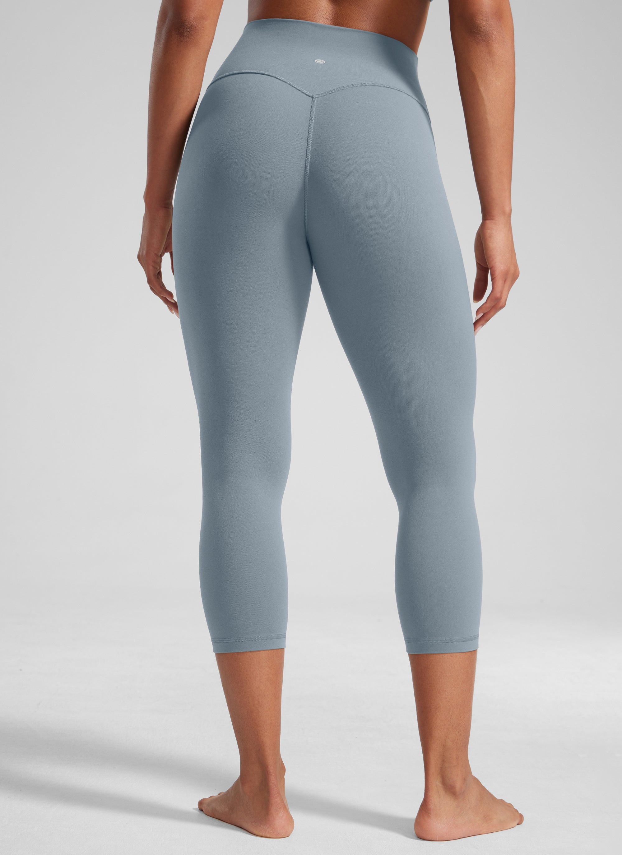 CRZ YOGA Damen Butterlift High Waist Workout Leggings - 53cm Belgisches Blau