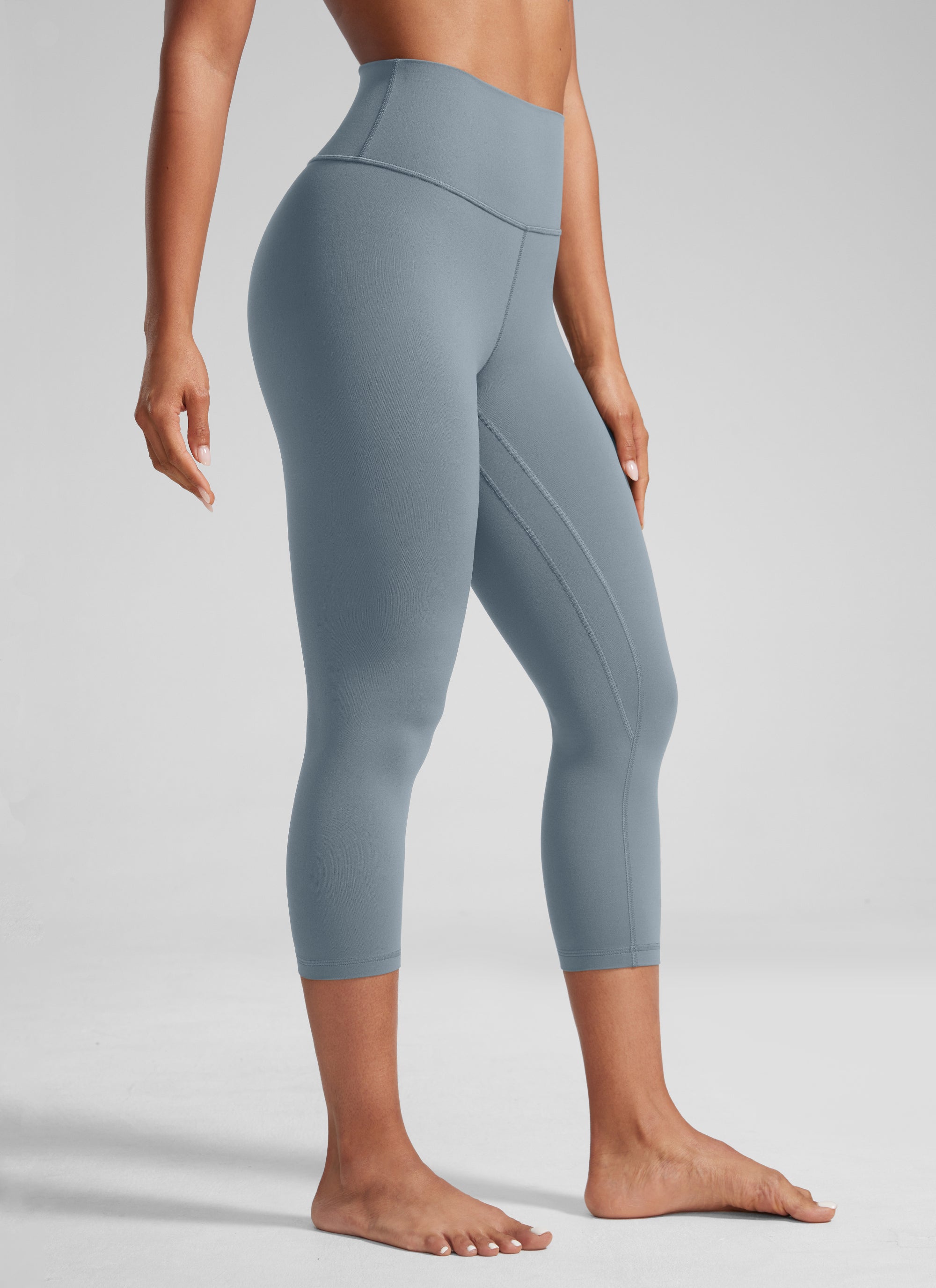 CRZ YOGA Damen Butterlift High Waist Workout Leggings - 53cm Belgisches Blau