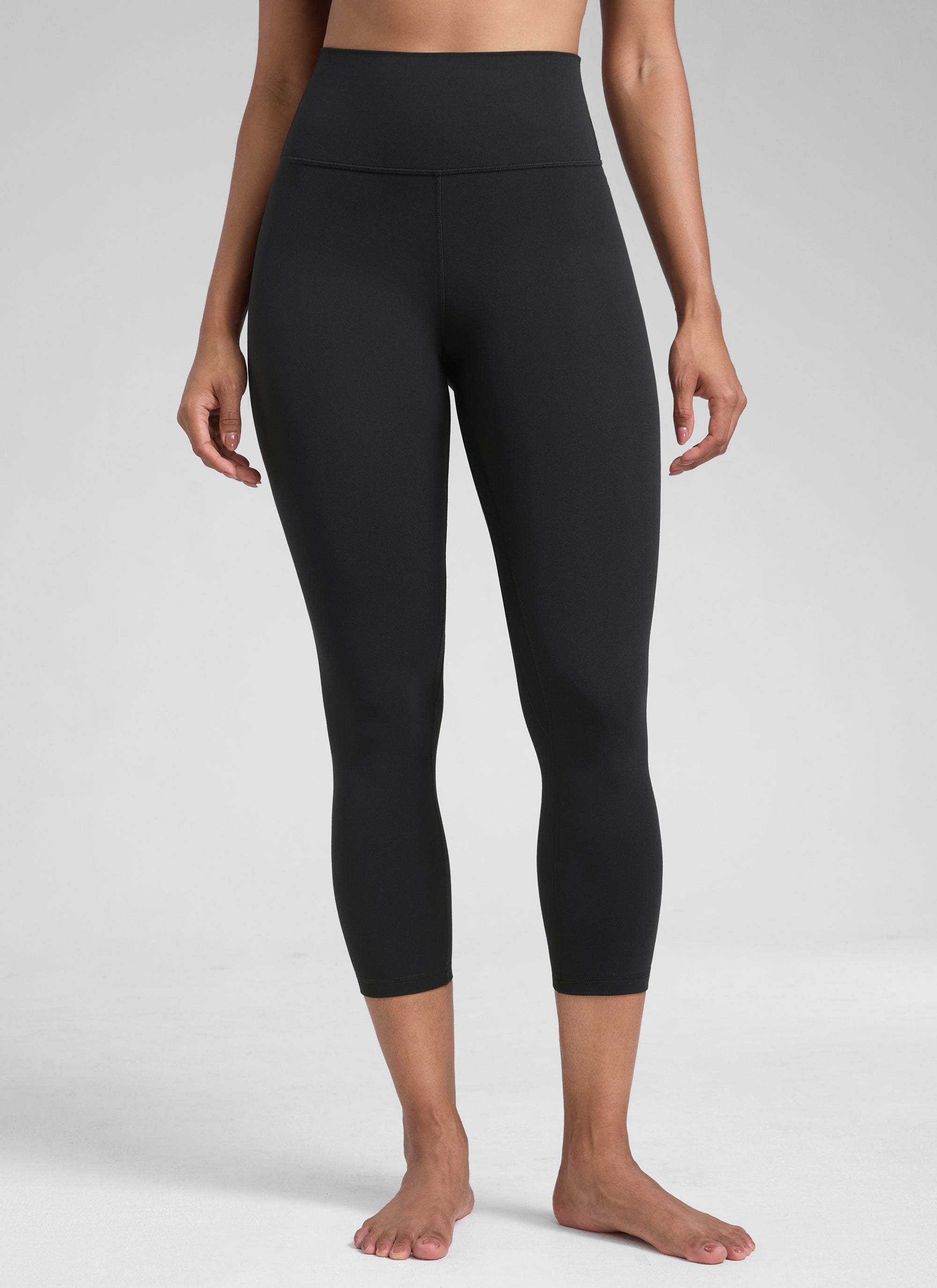 CRZ YOGA Damen Butterlift High Waist Workout Leggings - 58cm Schwarz