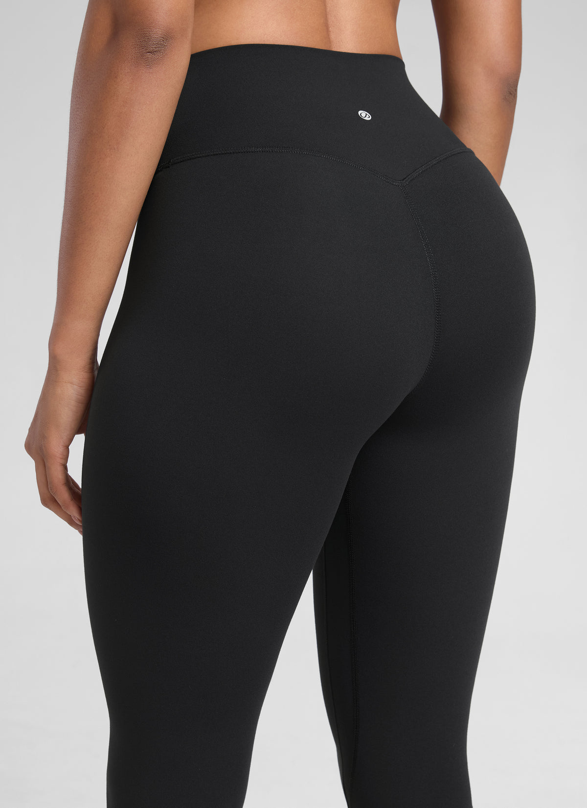 CRZ YOGA Damen Butterlift High Waist Workout Leggings - 58cm Schwarz
