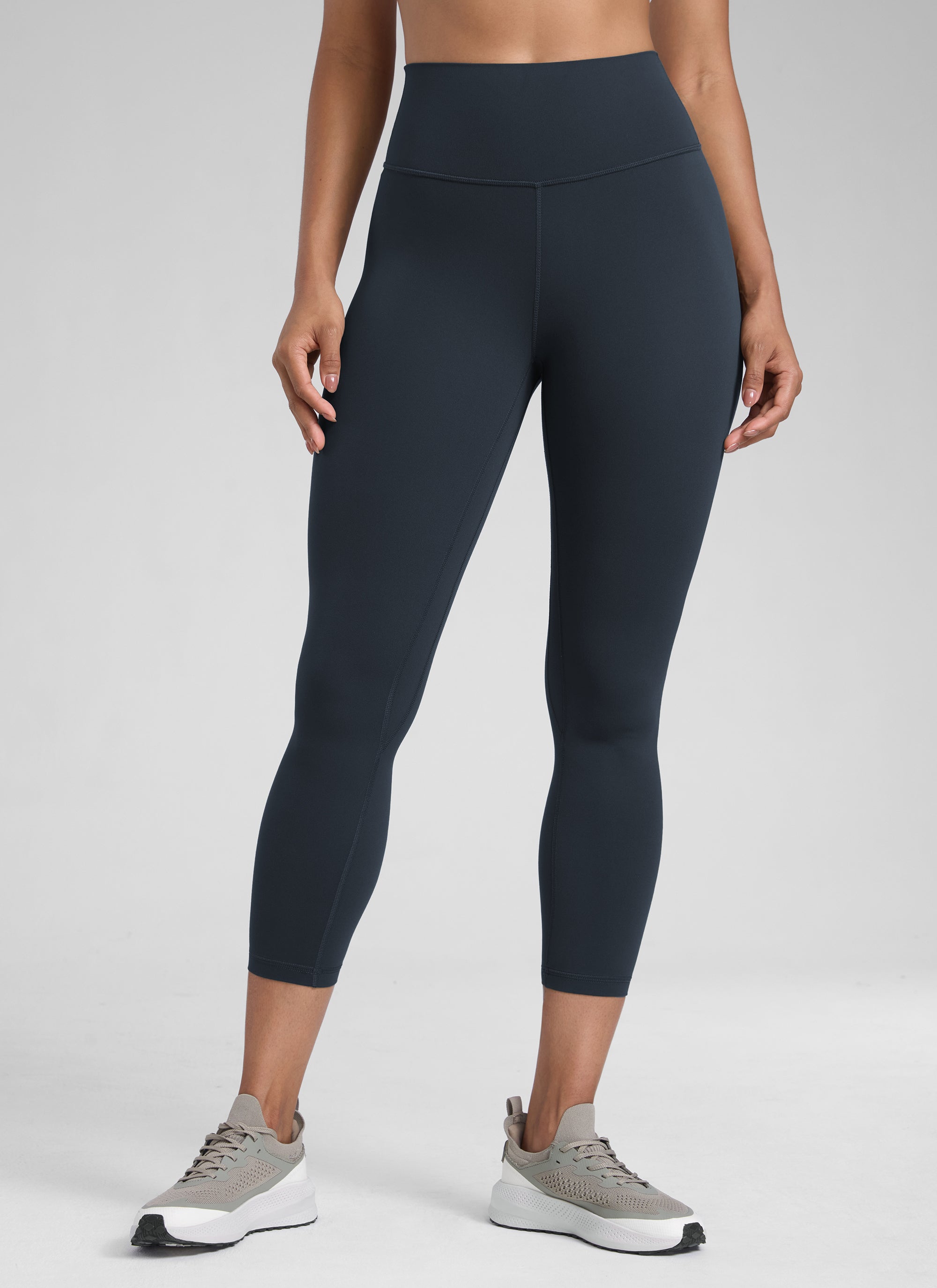 CRZ YOGA Damen Butterlift High Waist Workout Leggings - 58cm Echte Marine