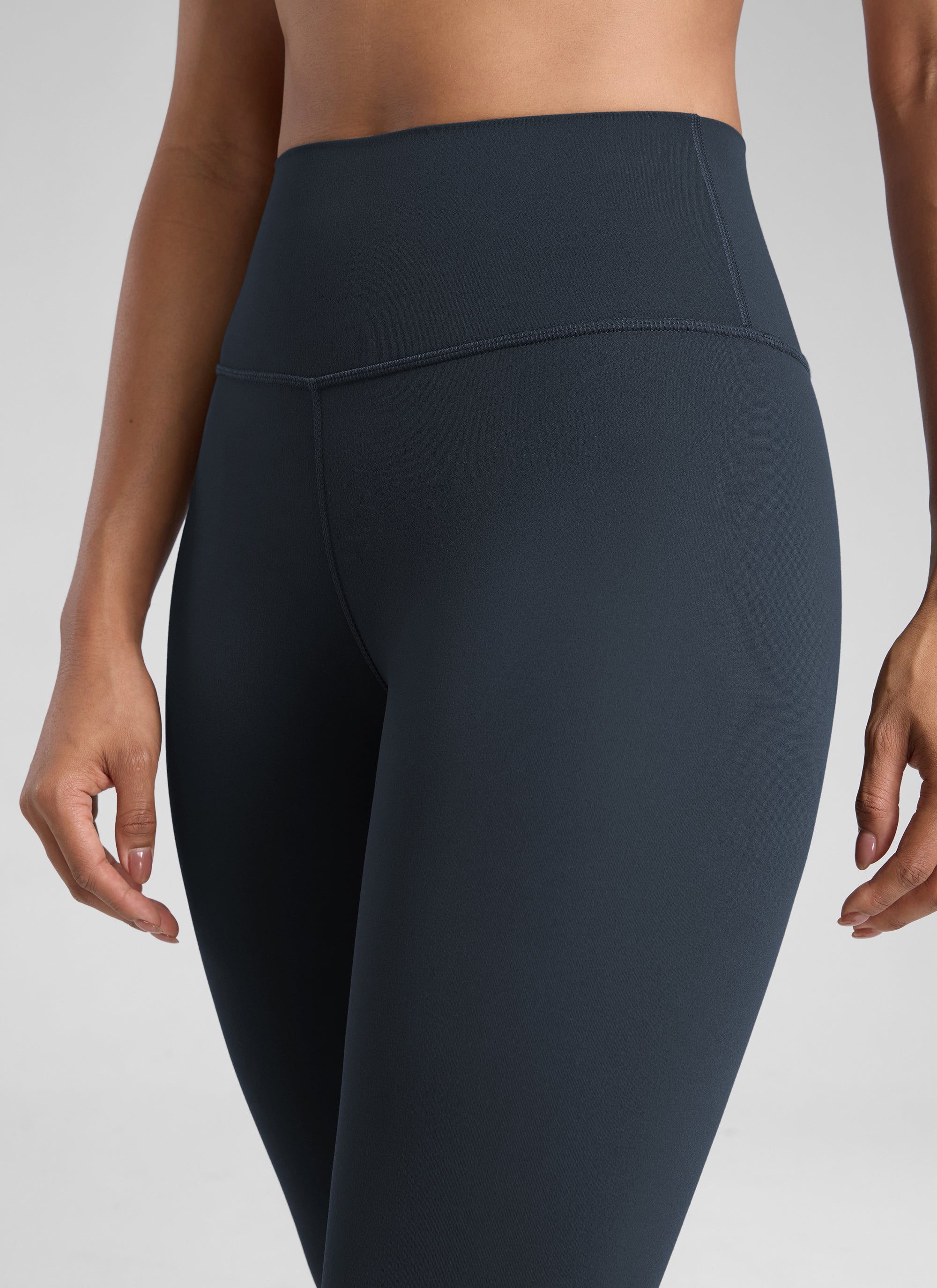 CRZ YOGA Damen Butterlift High Waist Workout Leggings - 58cm Echte Marine