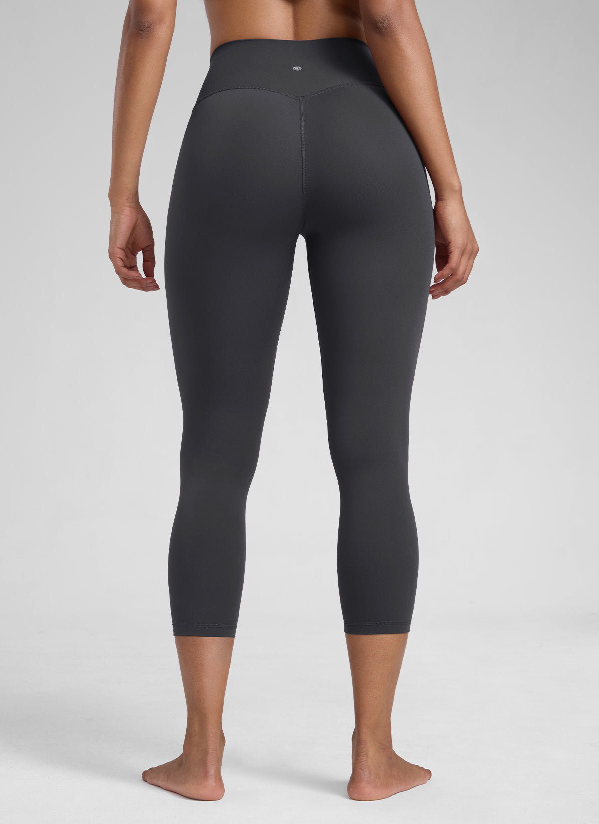 CRZ YOGA Damen Butterlift High Waist Workout Leggings - 58cm Mysteriöses Grau