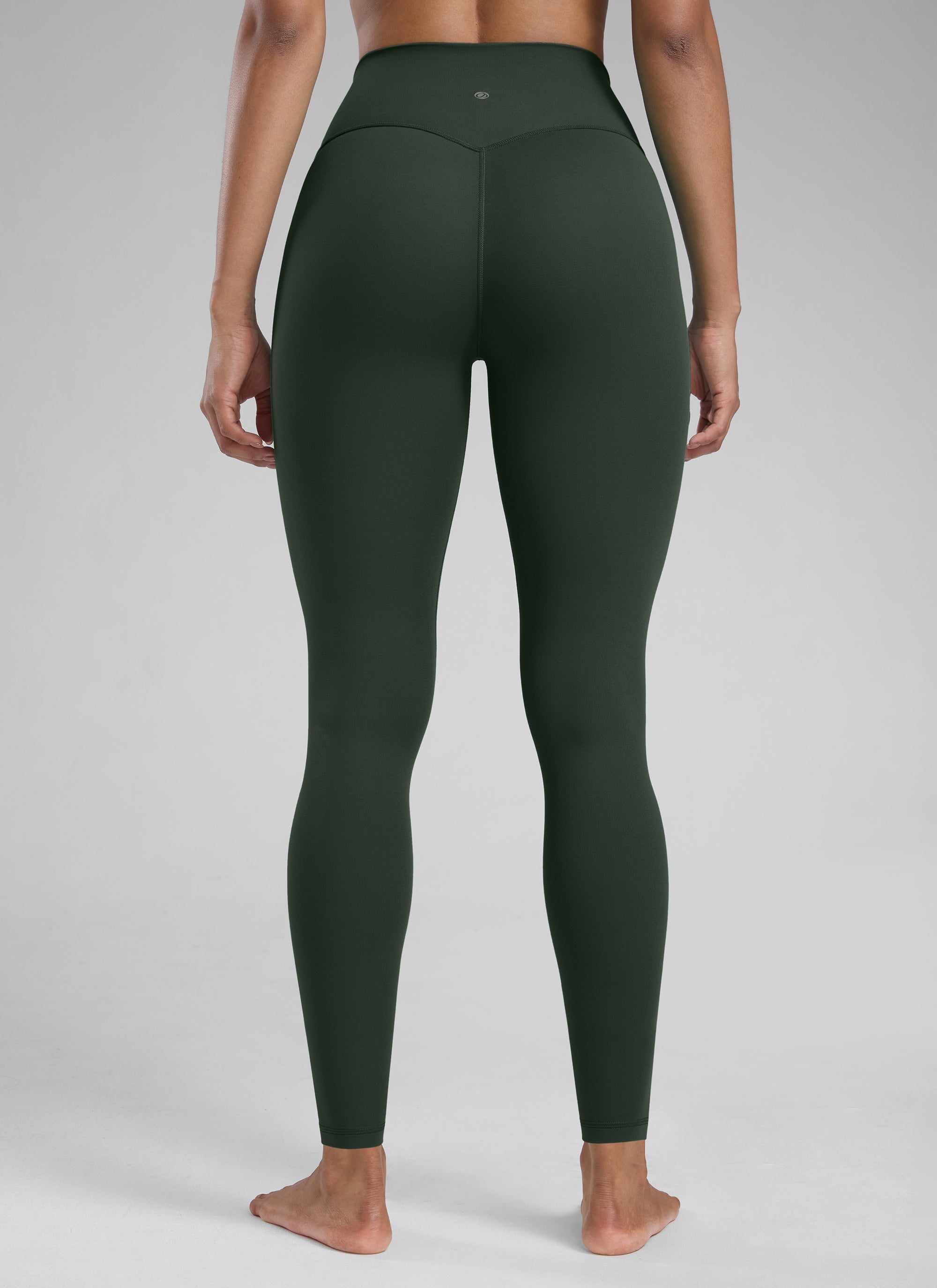 CRZ YOGA Damen Butterlift High Waist Blickdicht  Leggings - 64cm Legende Grün