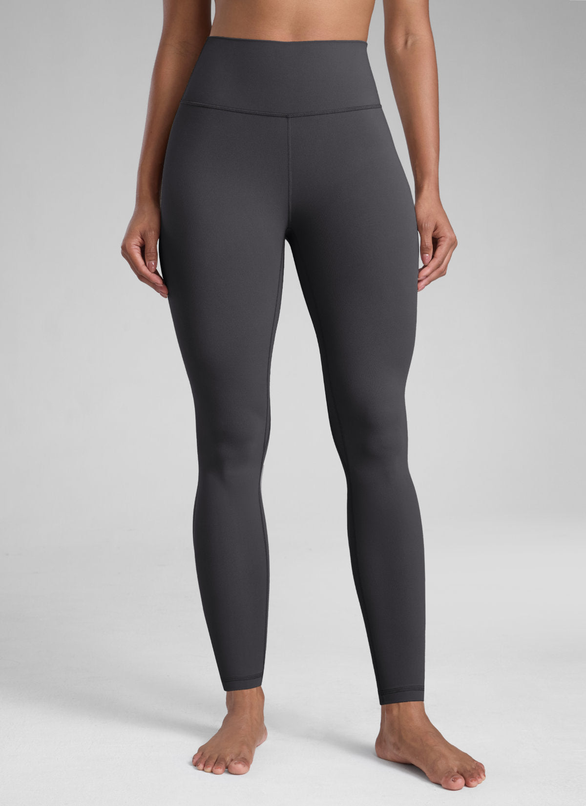 CRZ YOGA Damen Butterlift High Waist Blickdicht  Leggings - 64cm Mysteriöses Grau