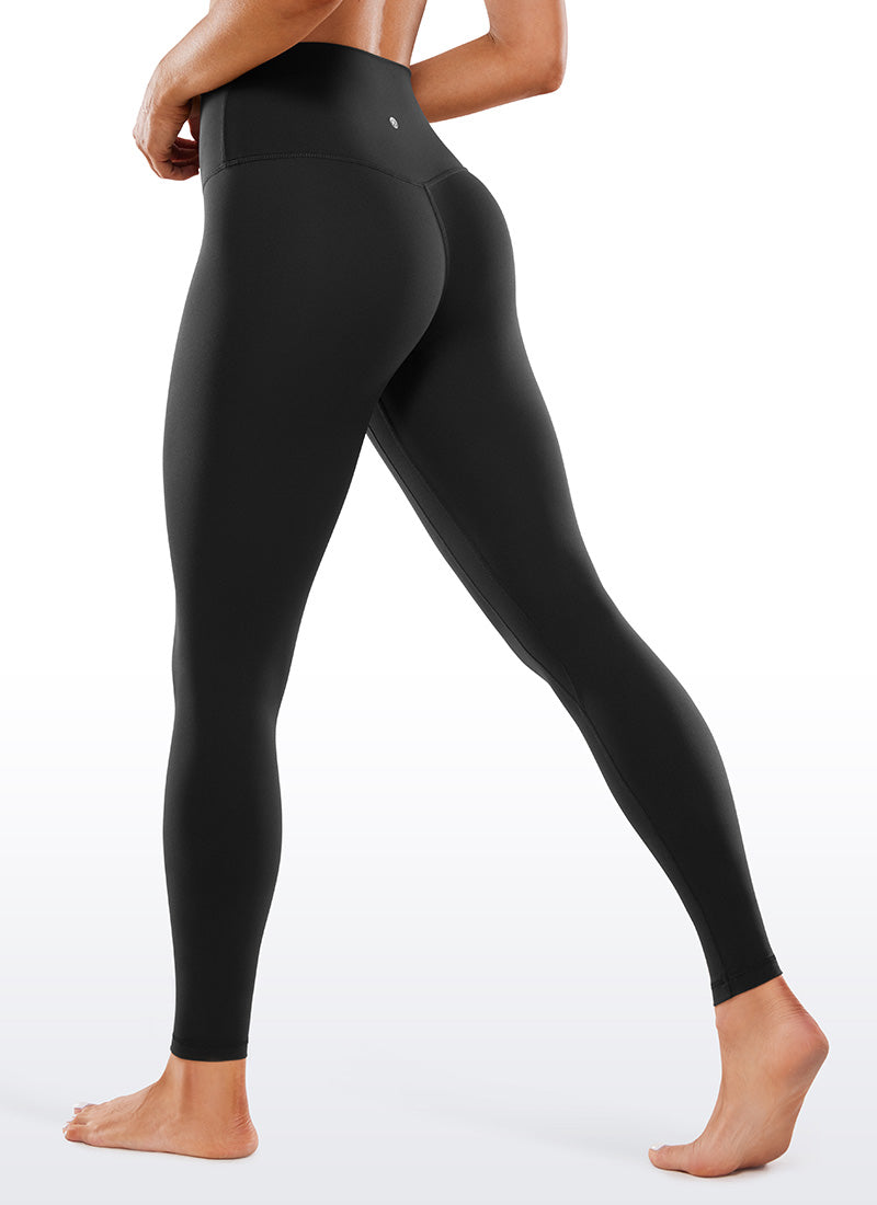 CRZ YOGA Damen Butterluxe High Waist Sport Leggings - 71cm Schwarz