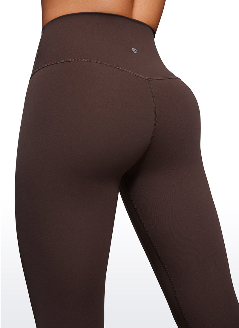 CRZ YOGA Damen Butterluxe High Waist Sport Leggings - 71cm Heißes Fudge-Brown