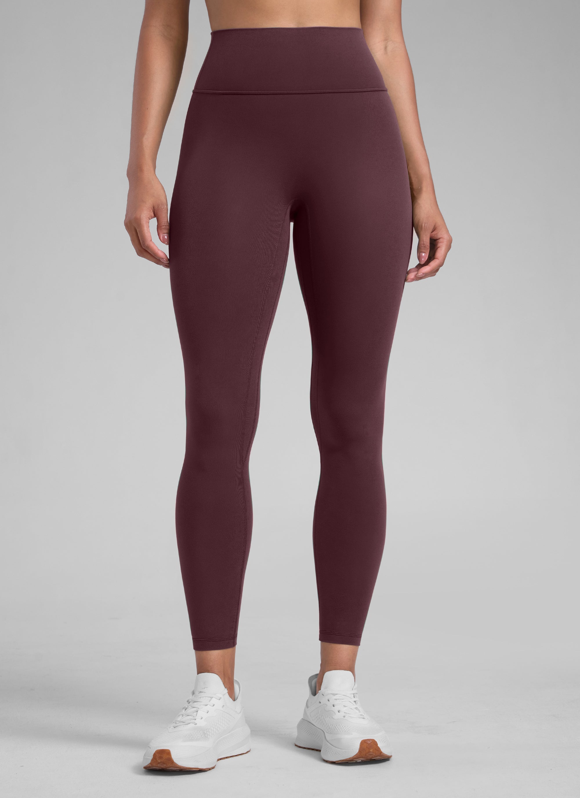 CRZ YOGA Damen Butterlift SecretSculpt Scrunch Butt Leggings - 64cm Reife Pflaume