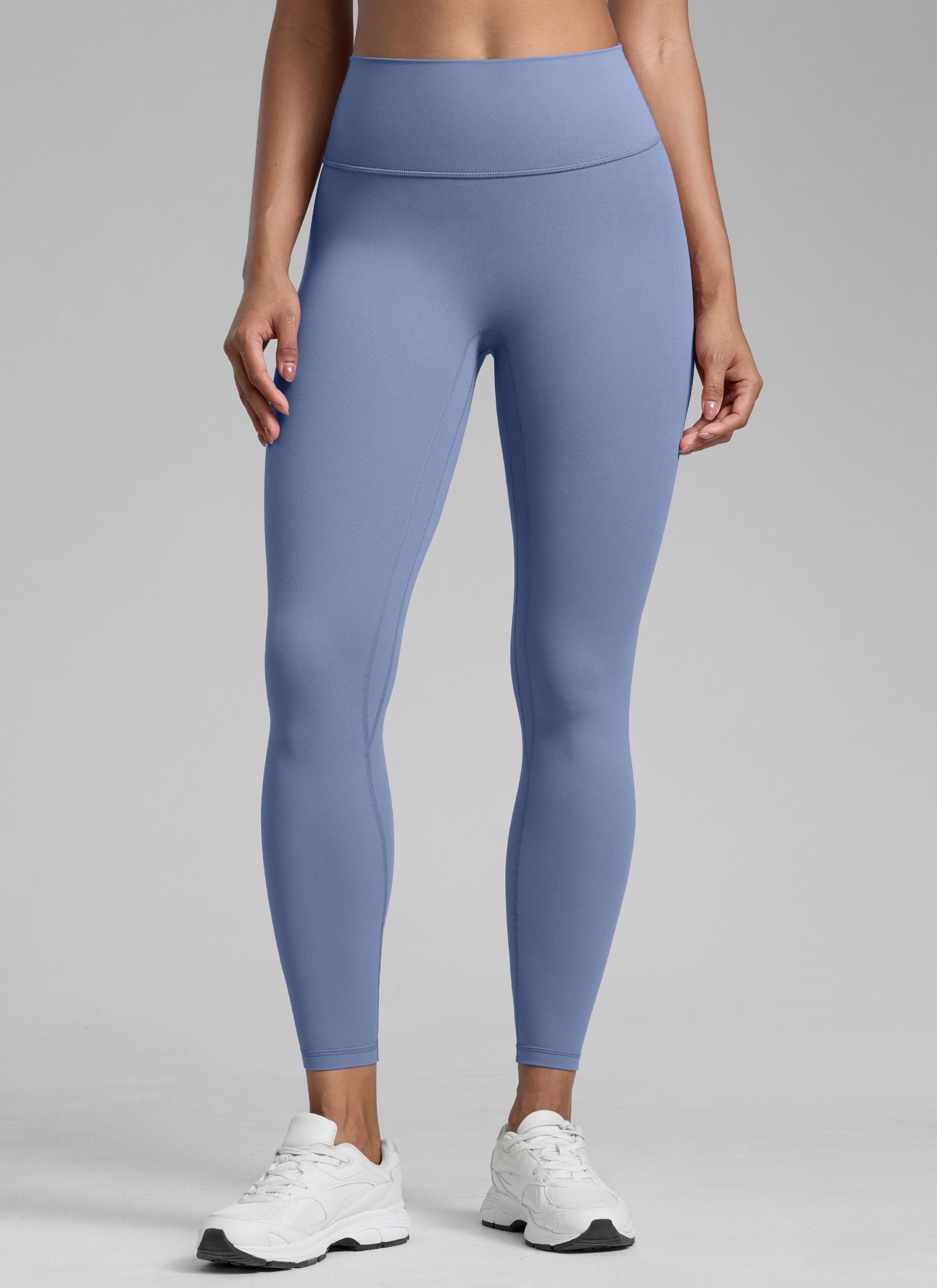 CRZ YOGA Damen Butterlift SecretSculpt Scrunch Butt Leggings - 64cm Oase Blau