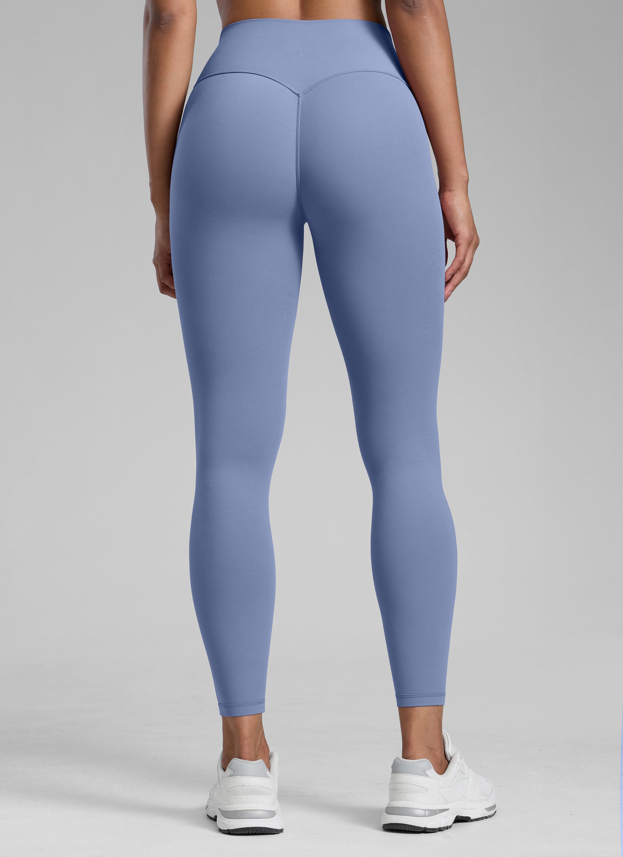 CRZ YOGA Damen Butterlift SecretSculpt Scrunch Butt Leggings - 64cm Oase Blau