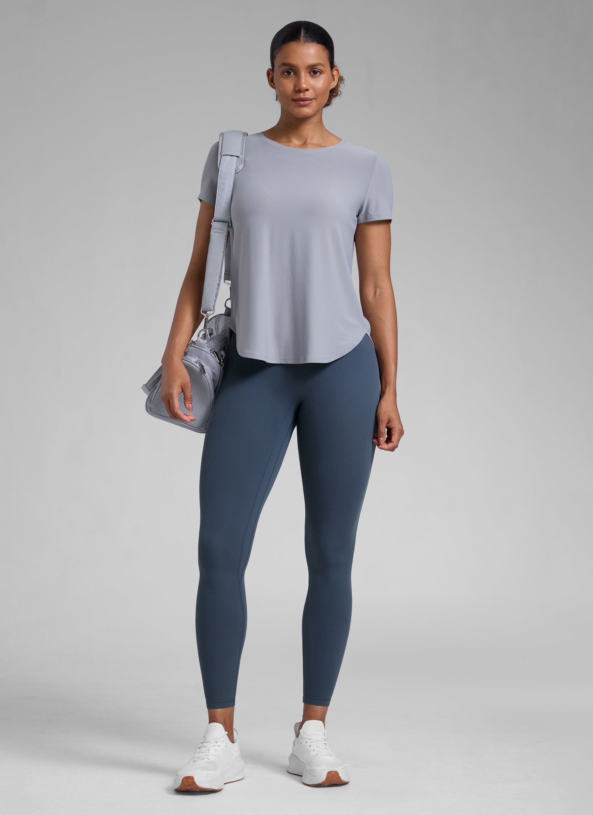 CRZ YOGA Damen Butterlift SecretSculpt Scrunch Butt Leggings - 64cm Sternenlicht