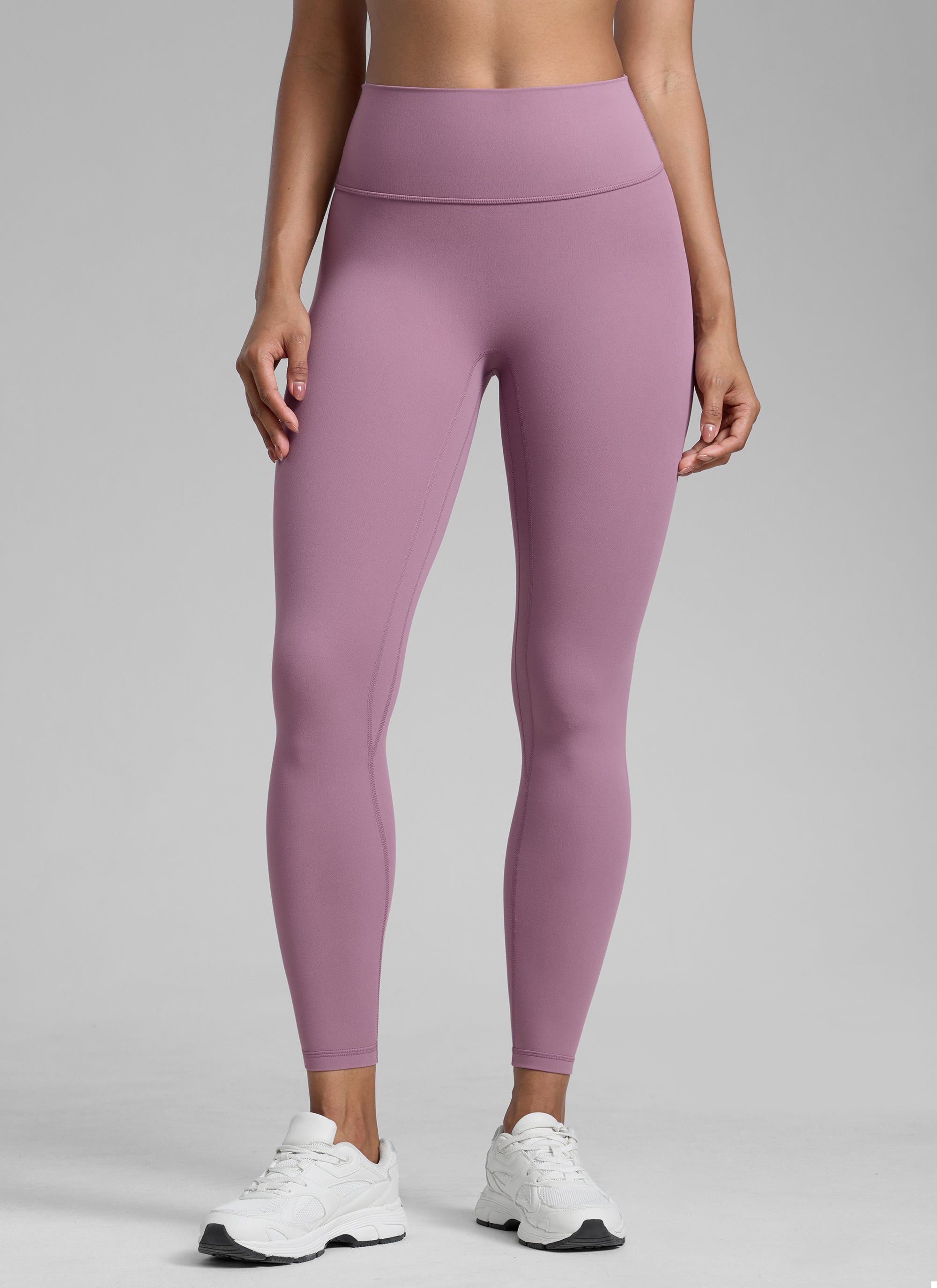 CRZ YOGA Damen Butterlift SecretSculpt Scrunch Butt Leggings - 64cm Lavendel Hell