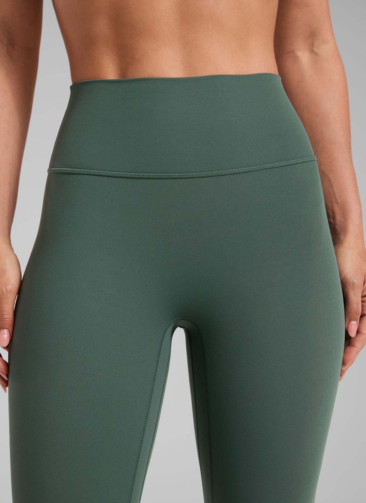CRZ YOGA Damen Butterlift SecretSculpt Scrunch Butt Leggings - 64cm Dunkles Waldgrün