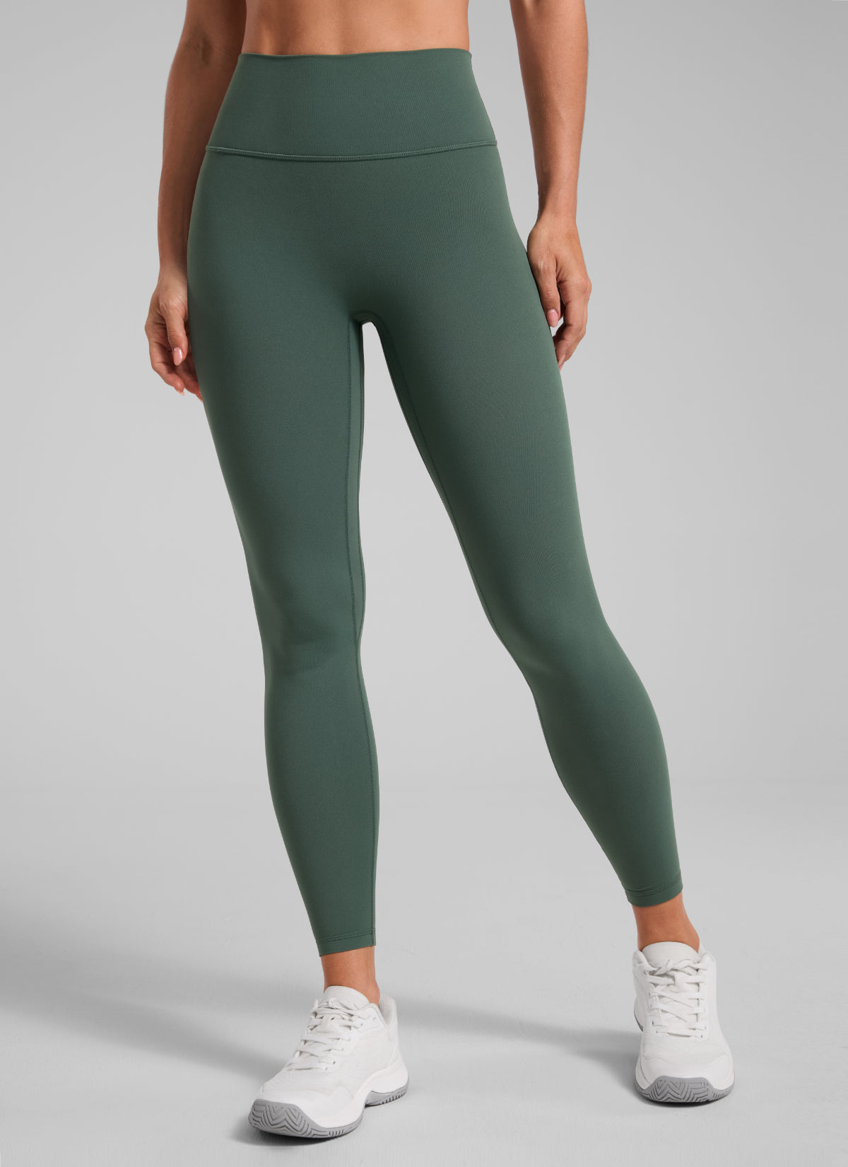 CRZ YOGA Damen Butterlift SecretSculpt Scrunch Butt Leggings - 64cm Dunkles Waldgrün