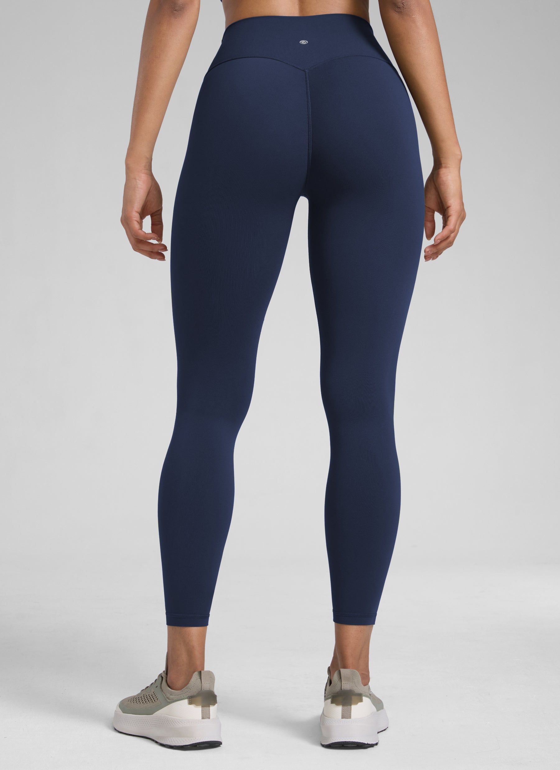 CRZ YOGA Damen Butterlift SecretSculpt Scrunch Butt Leggings - 64cm Club Blau