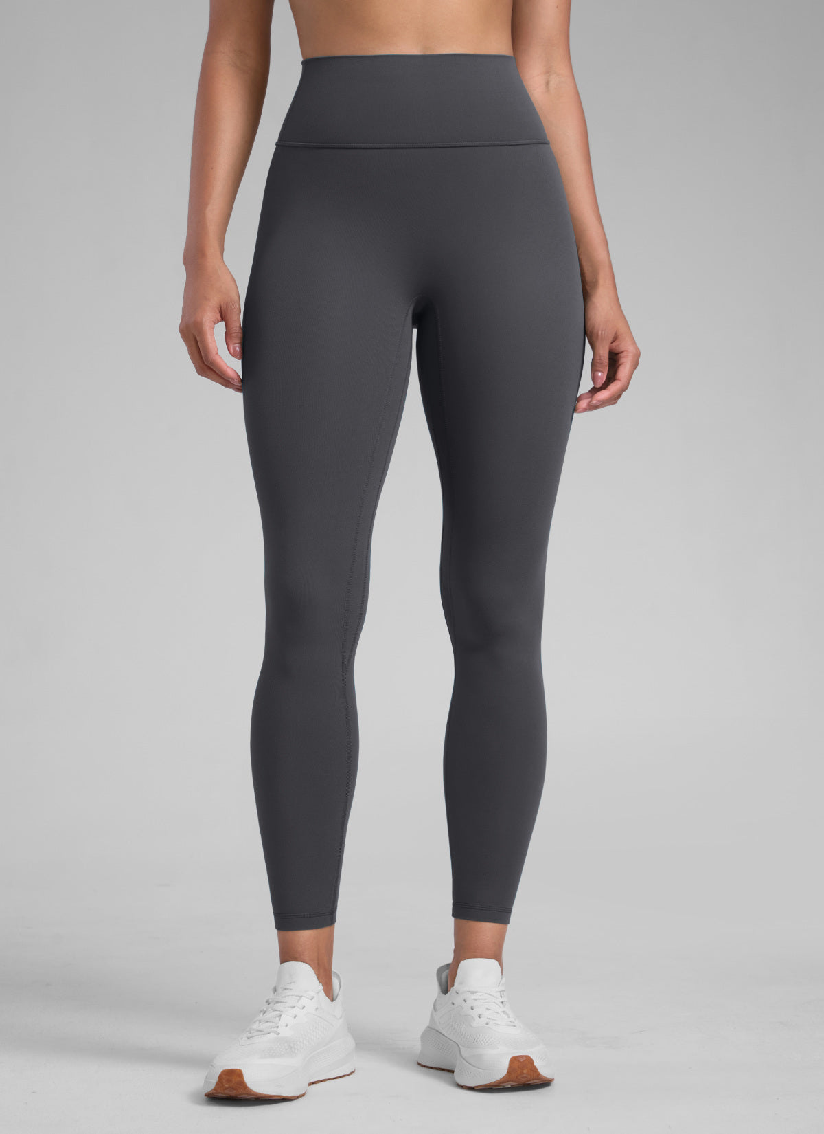 CRZ YOGA Damen Butterlift SecretSculpt Scrunch Butt Leggings - 71cm Mysteriöses Grau
