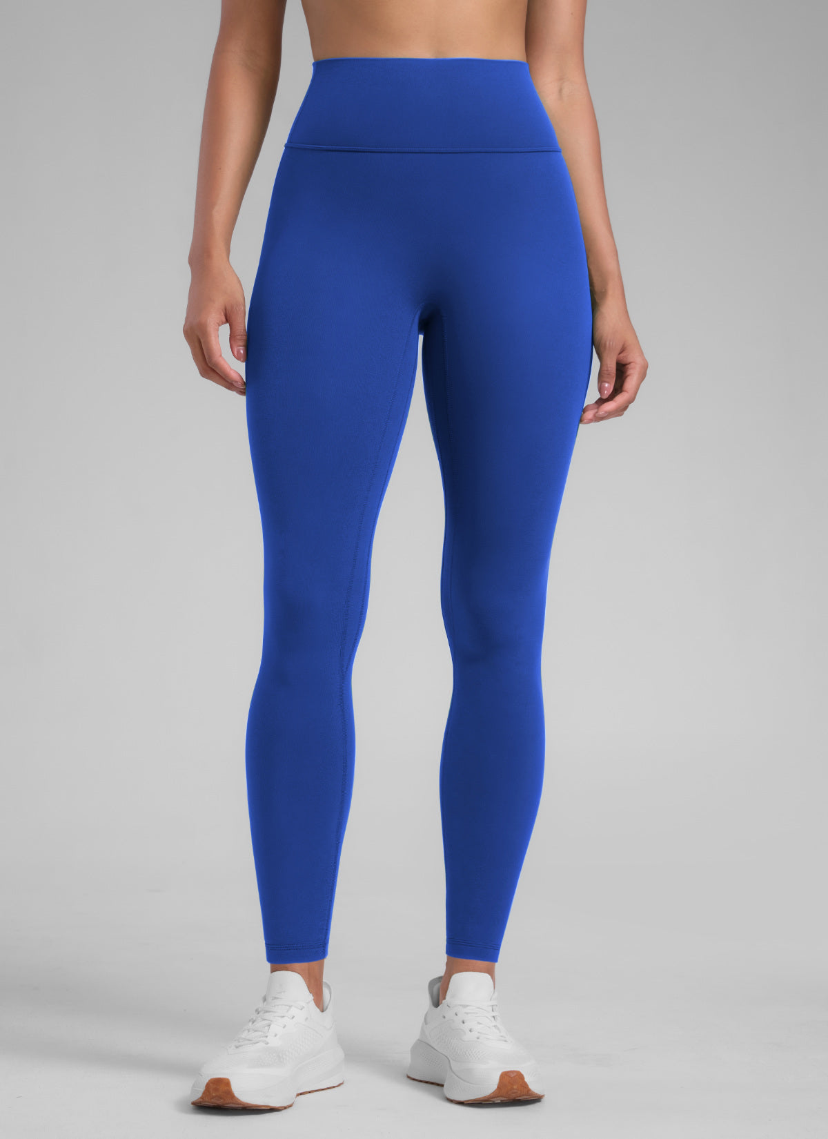 CRZ YOGA Damen Butterlift SecretSculpt Scrunch Butt Leggings - 71cm Wellen Blau