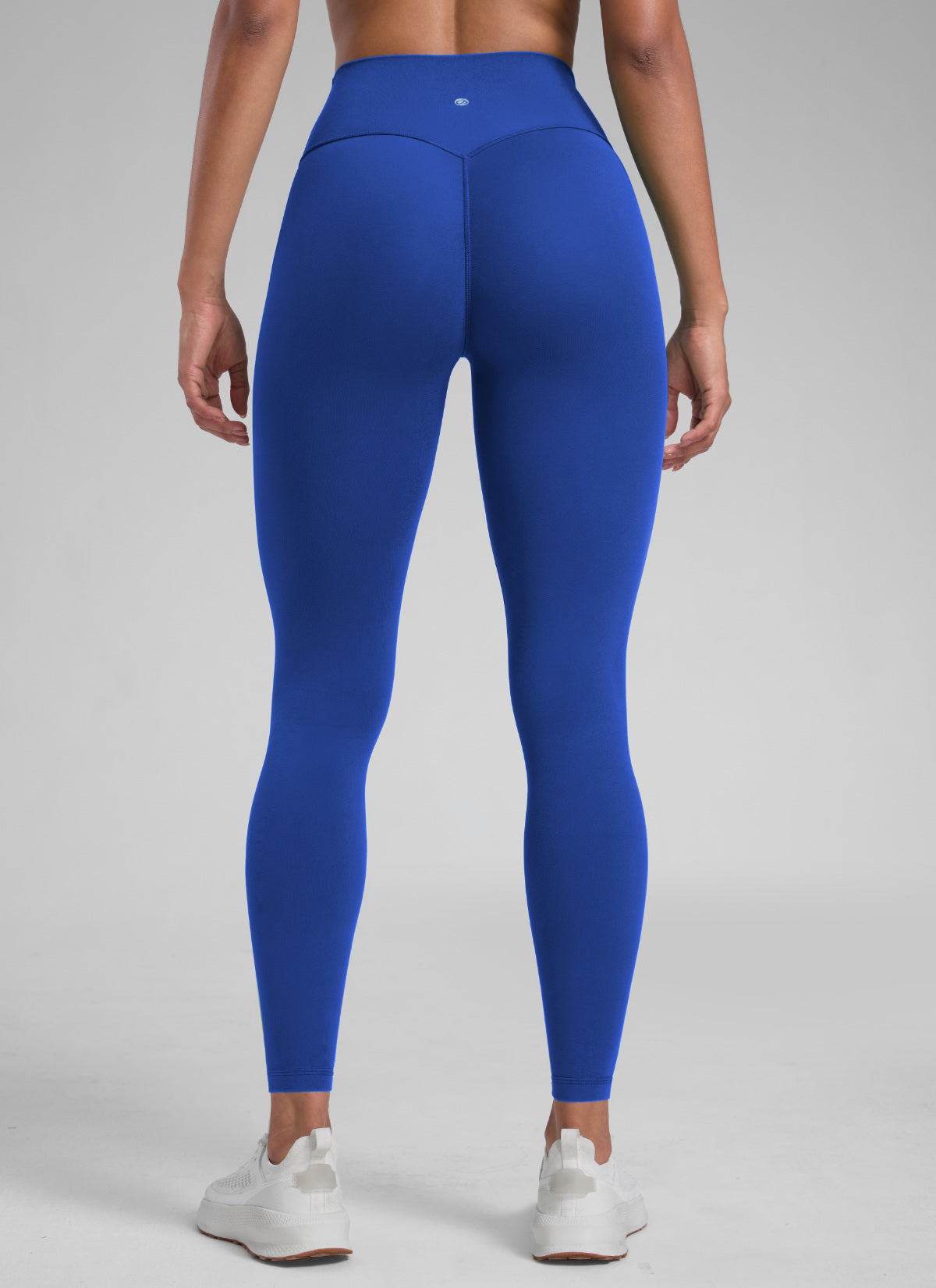 CRZ YOGA Damen Butterlift SecretSculpt Scrunch Butt Leggings - 71cm Wellen Blau