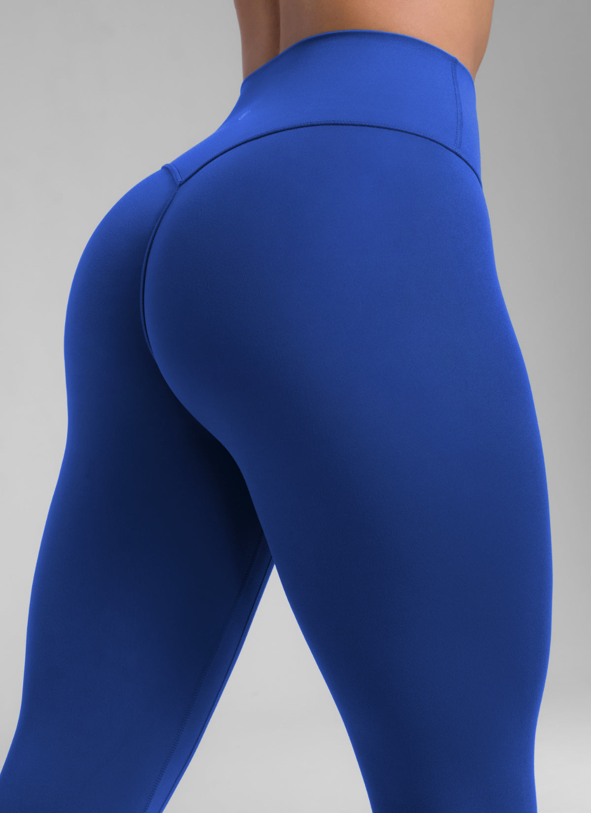 CRZ YOGA Damen Butterlift SecretSculpt Scrunch Butt Leggings - 71cm Wellen Blau