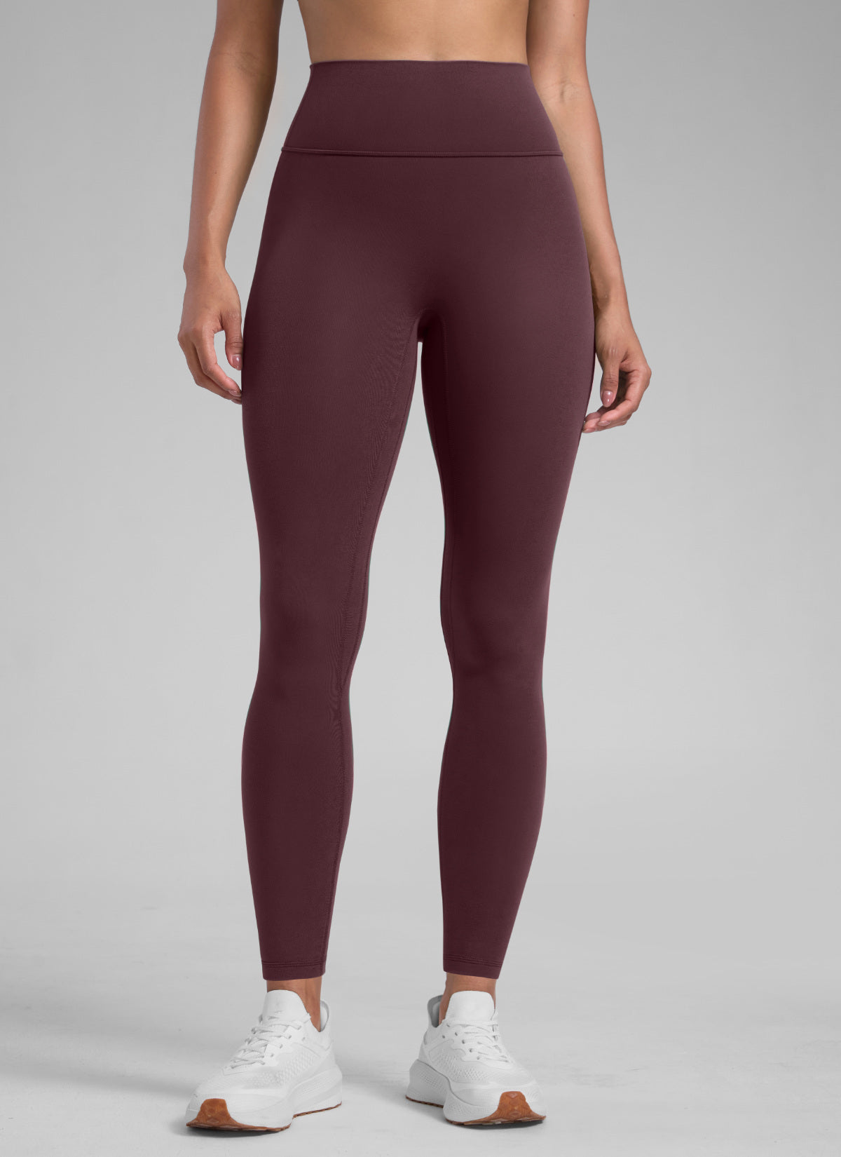 CRZ YOGA Damen Butterlift SecretSculpt Scrunch Butt Leggings - 71cm Reife Pflaume