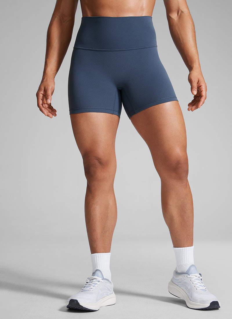 CRZ YOGA Damen Butterlift SecretSculpt Scrunch Butt Lifting Shorts10cm Sternenlicht