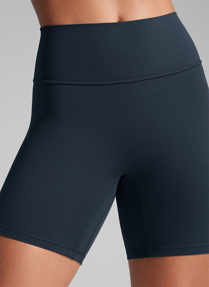 CRZ YOGA Damen Butterlift SecretSculpt Butt Lifting Shorts - 15cm Echte Marine