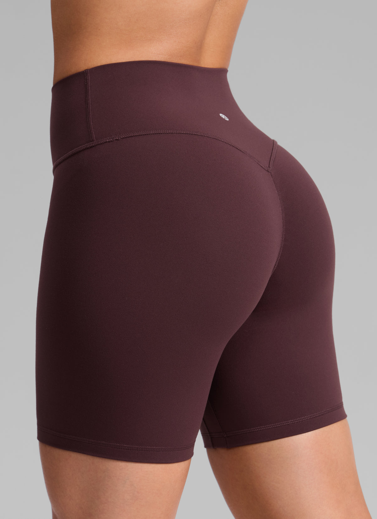 CRZ YOGA Damen Butterlift SecretSculpt Butt Lifting Shorts - 15cm Reife Pflaume