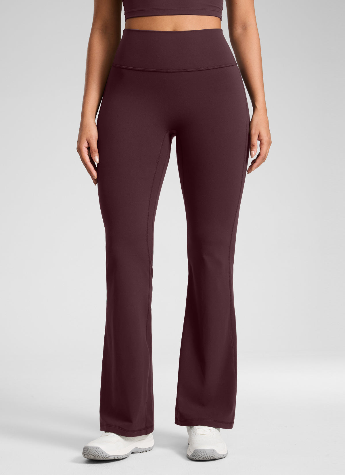 CRZ YOGA Damen Butterlift SecretSculpt Leggings - 79 cm Reife Pflaume @model_info:Carol